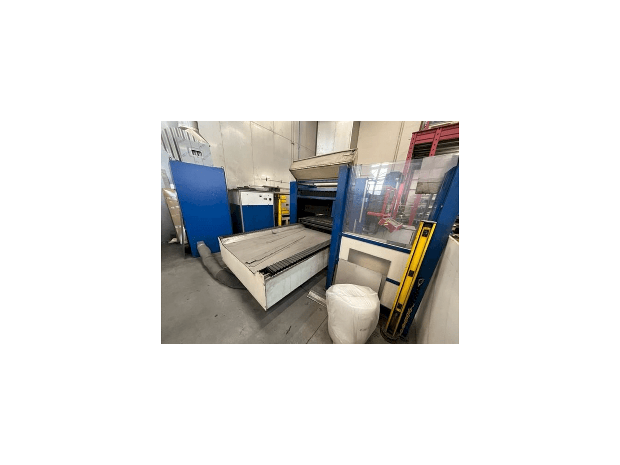 Vooraanzicht van Messer Easylas machine