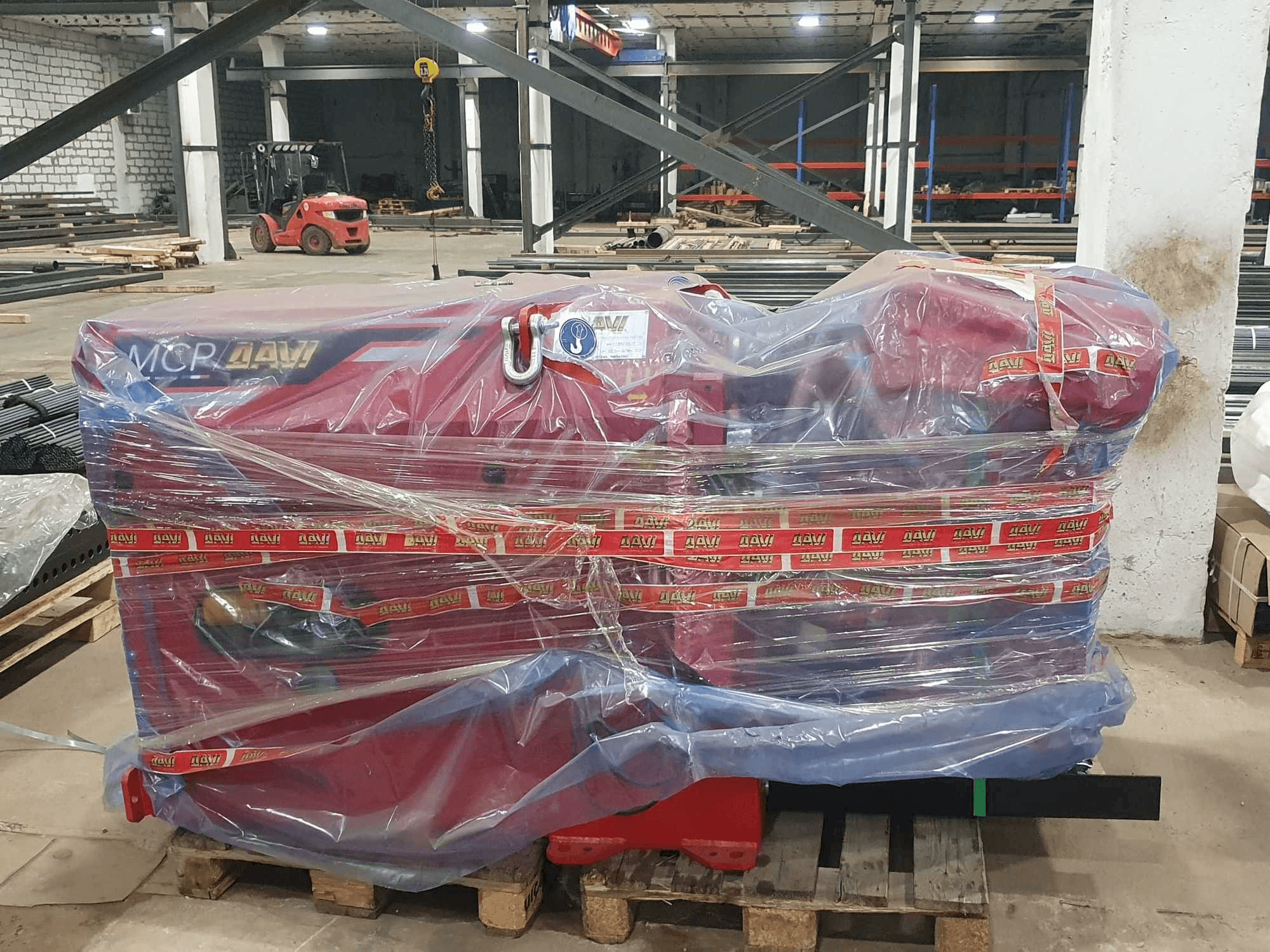 Vooraanzicht van Davi MCP 9 machine