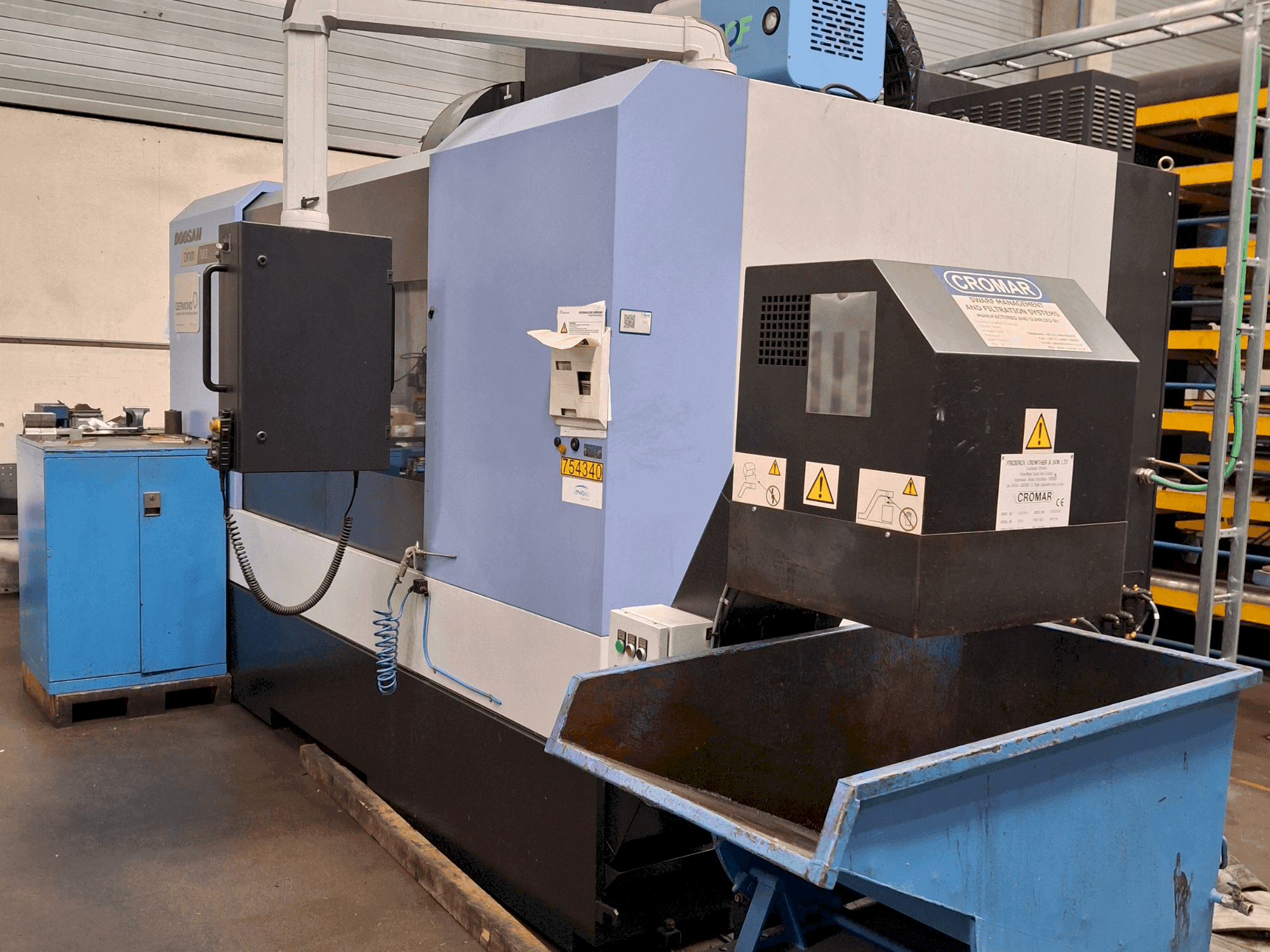 Vooraanzicht van DOOSAN DNM 750 II machine