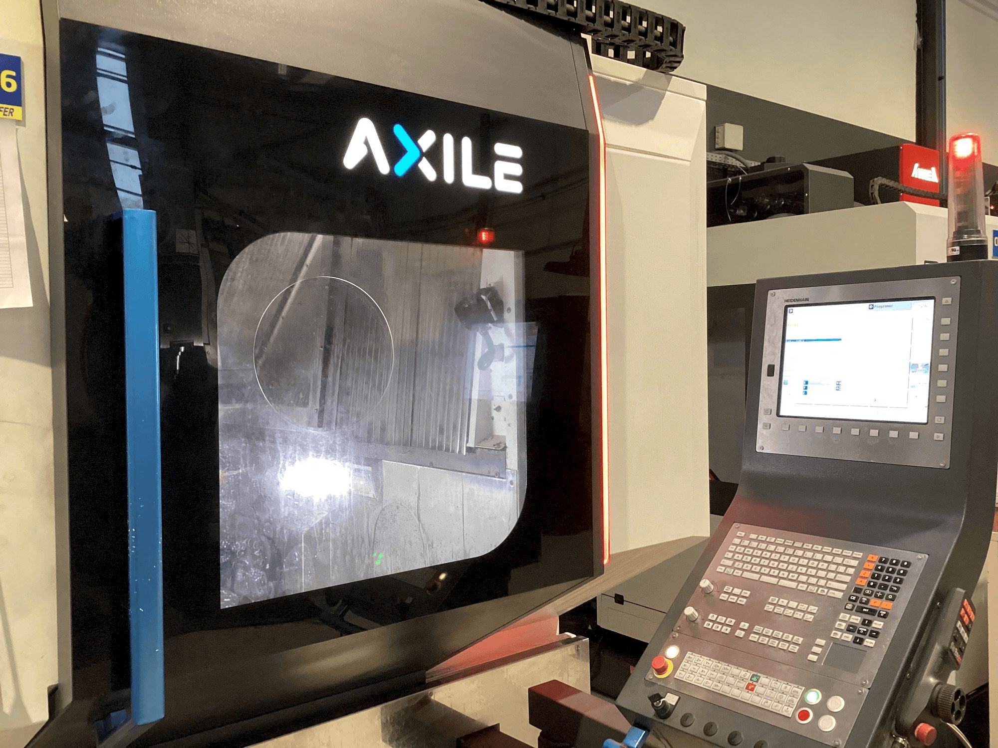 Vooraanzicht van AXILE G6 machine