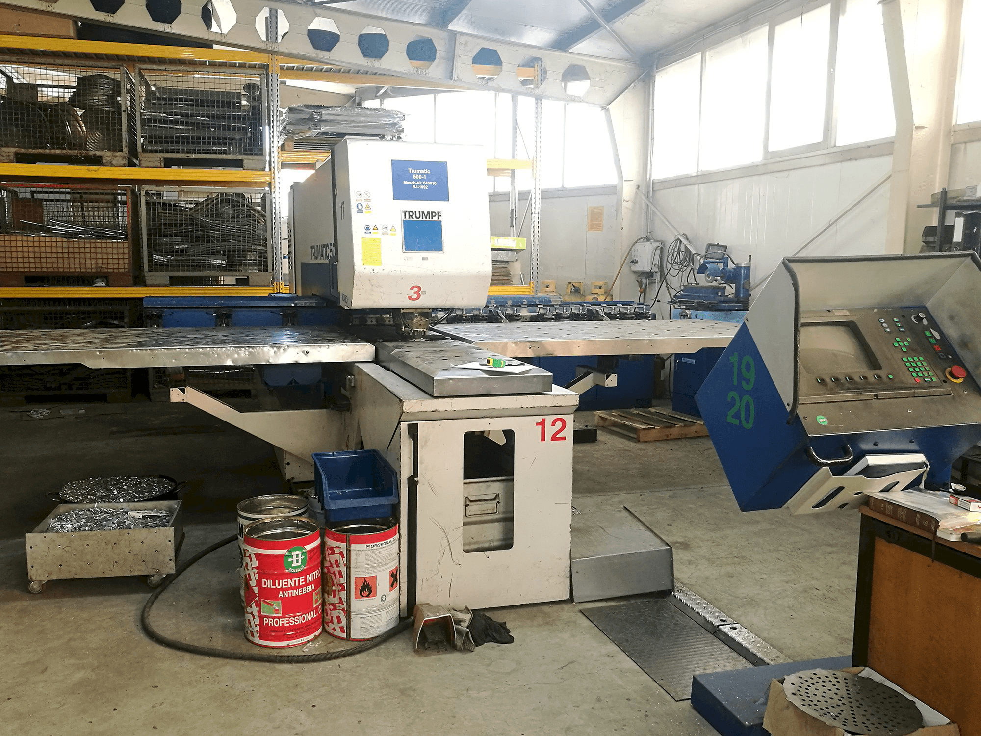 Vooraanzicht van Trumpf Trumatic 500 machine