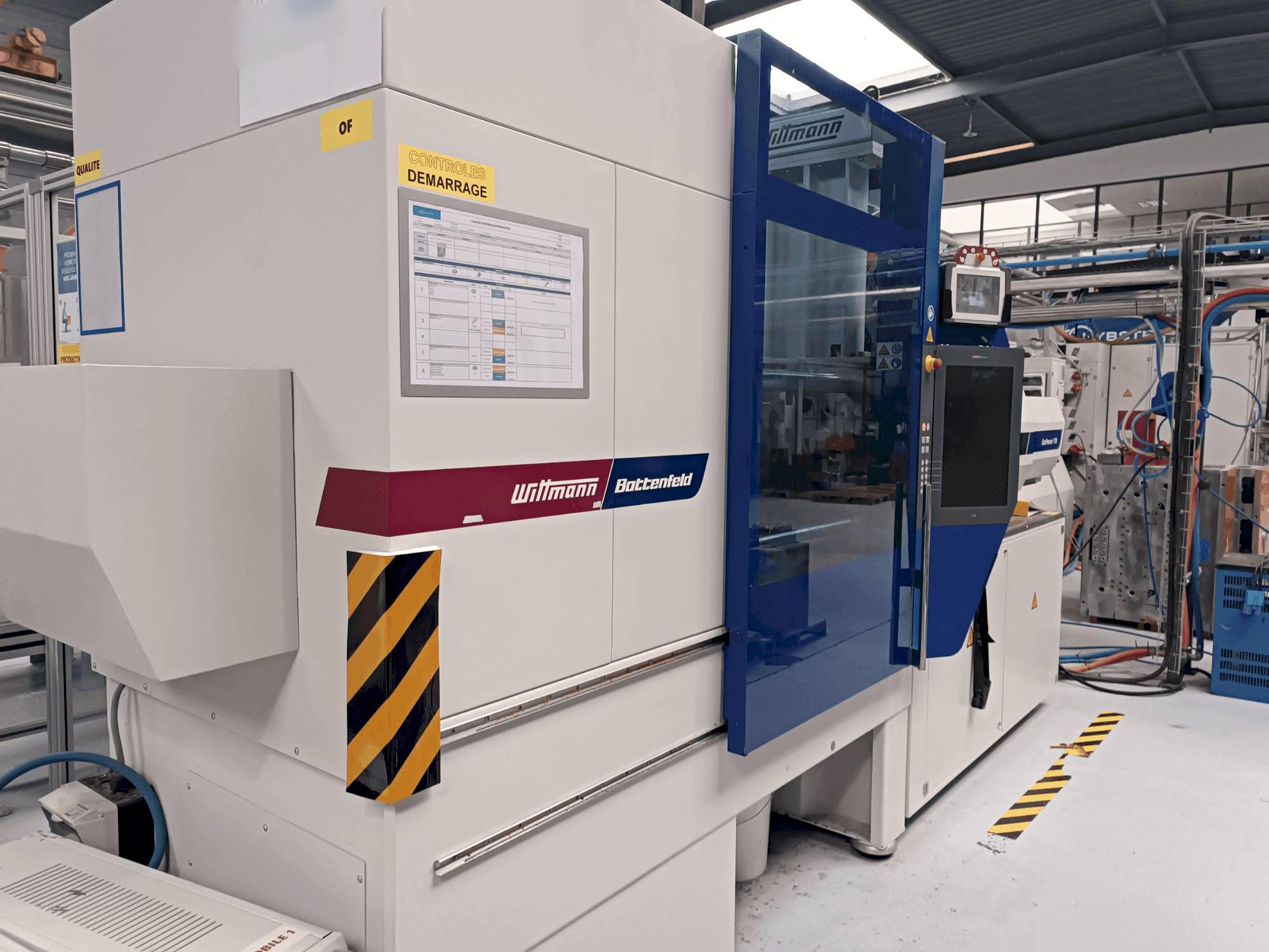 Vooraanzicht van Battenfeld Ecopower 110-130 machine