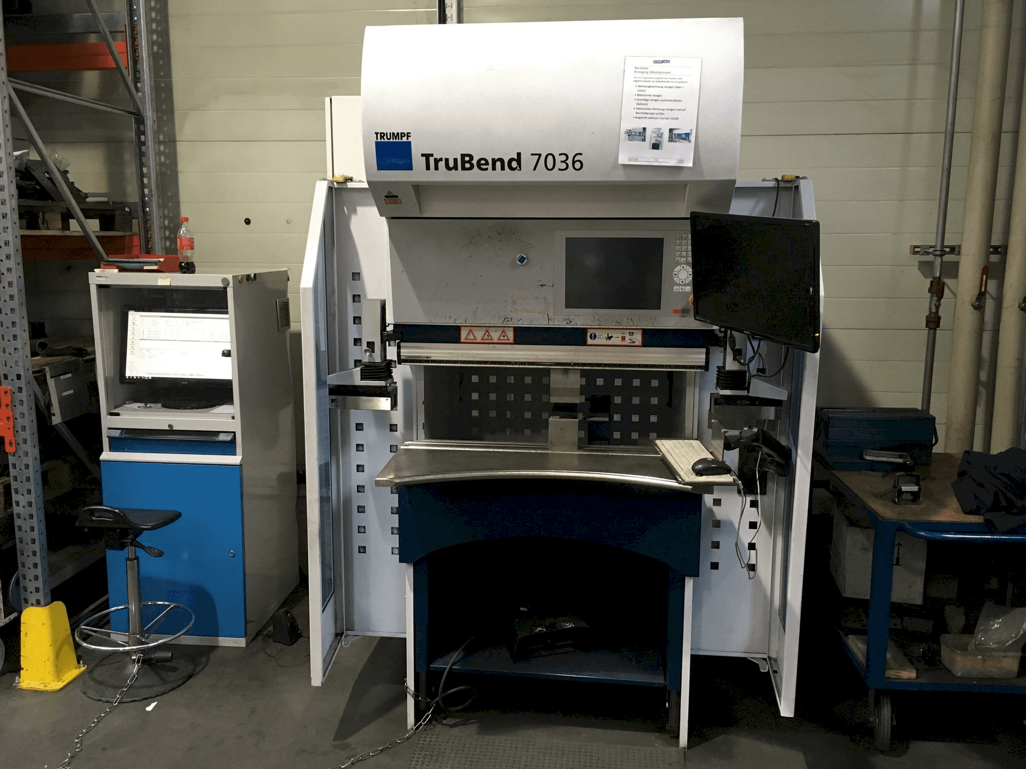 Vooraanzicht van Trumpf TruBend 7036 machine