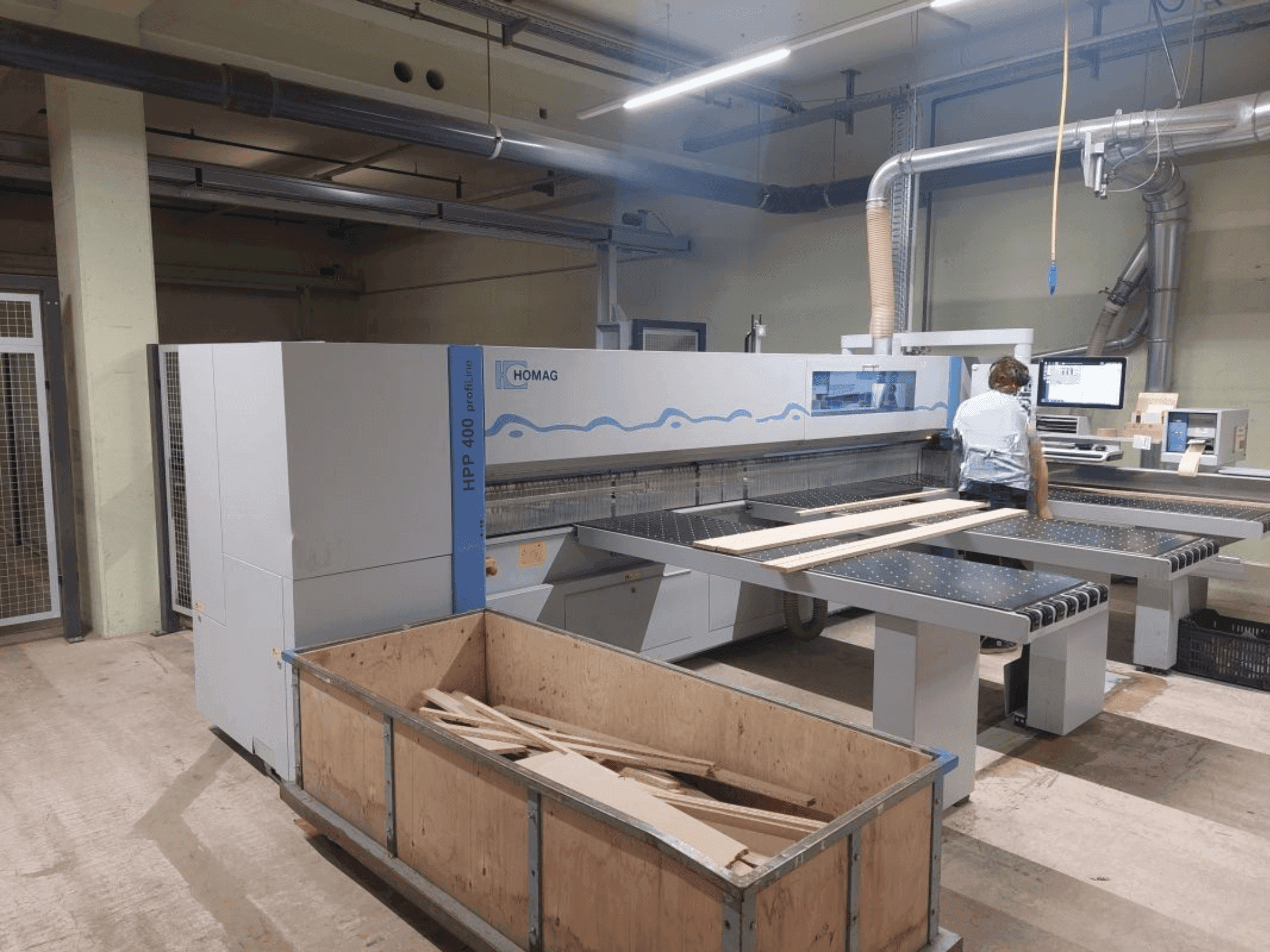 Vooraanzicht van HOMAG HPP 400 profiLine machine