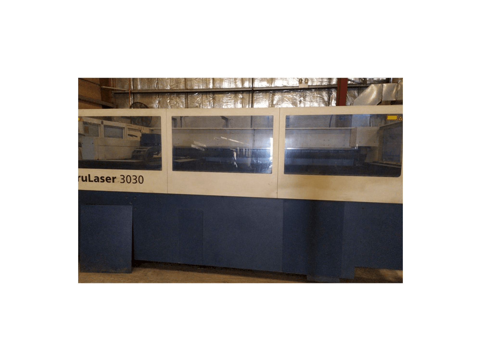 Vooraanzicht van Trumpf TruLaser 3030 machine