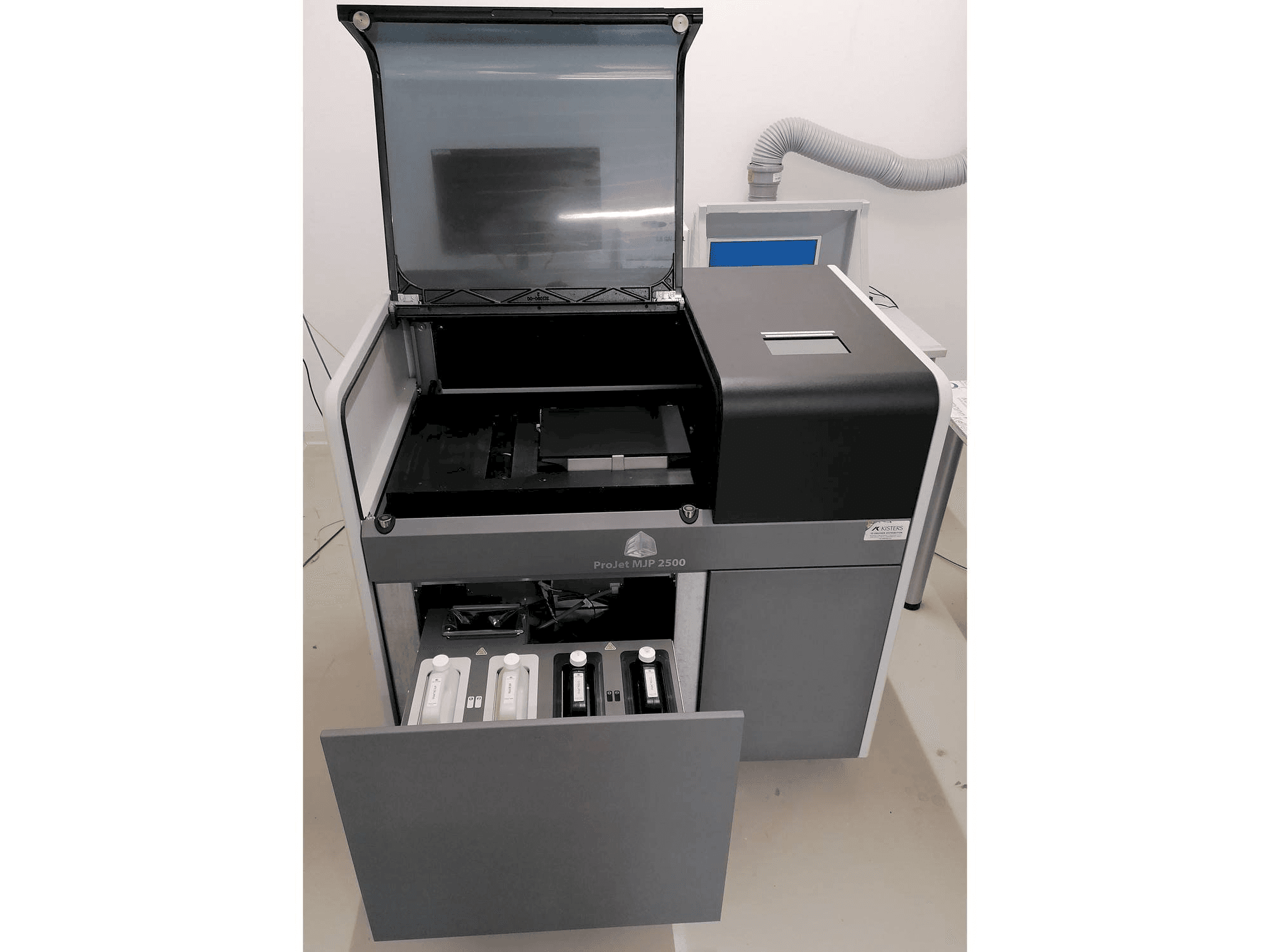 Vooraanzicht van 3DSYSTEMS ProJet MJP 2500Plus machine