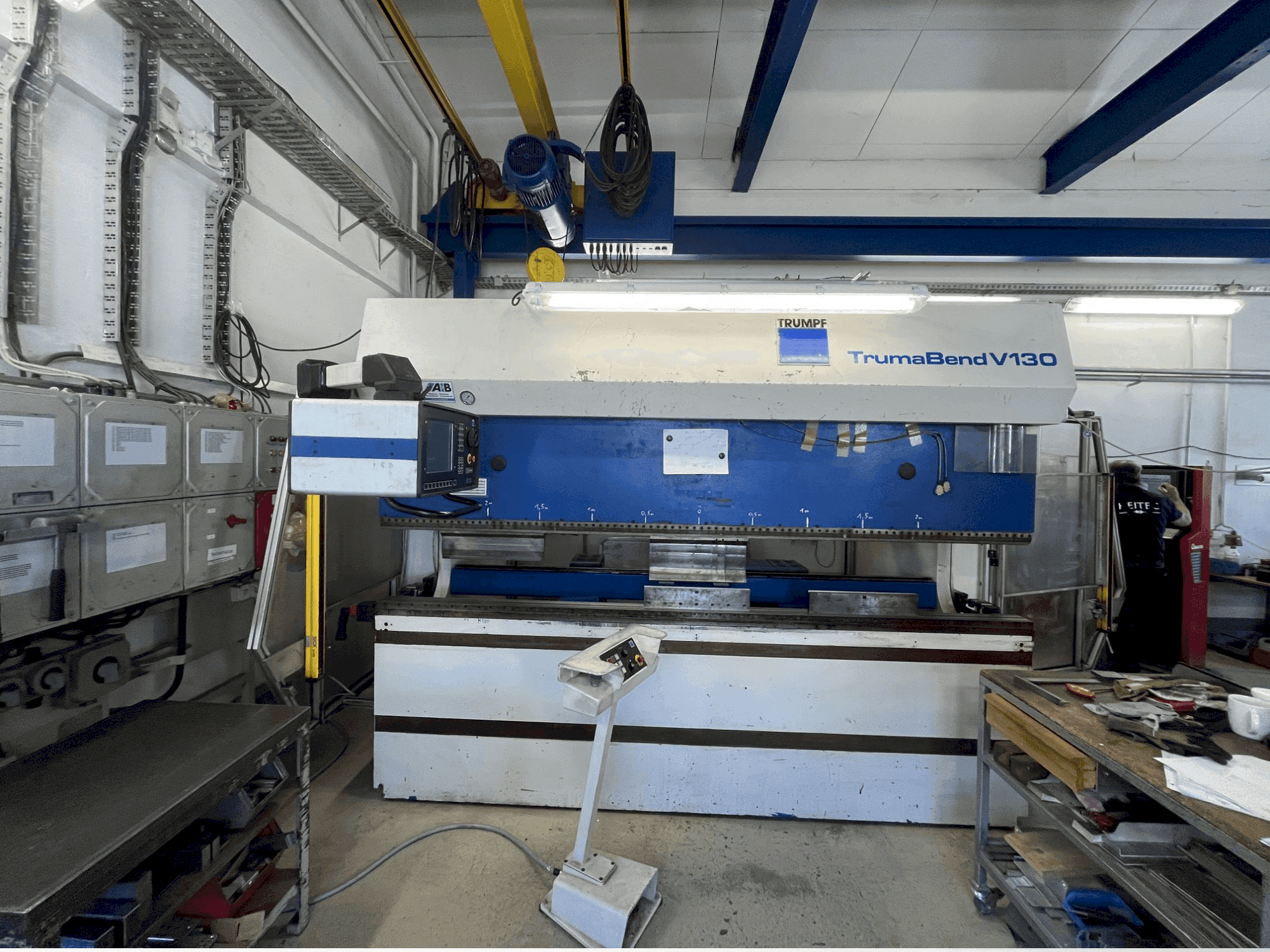 Vooraanzicht van TRUMPF TrumaBend V130 machine