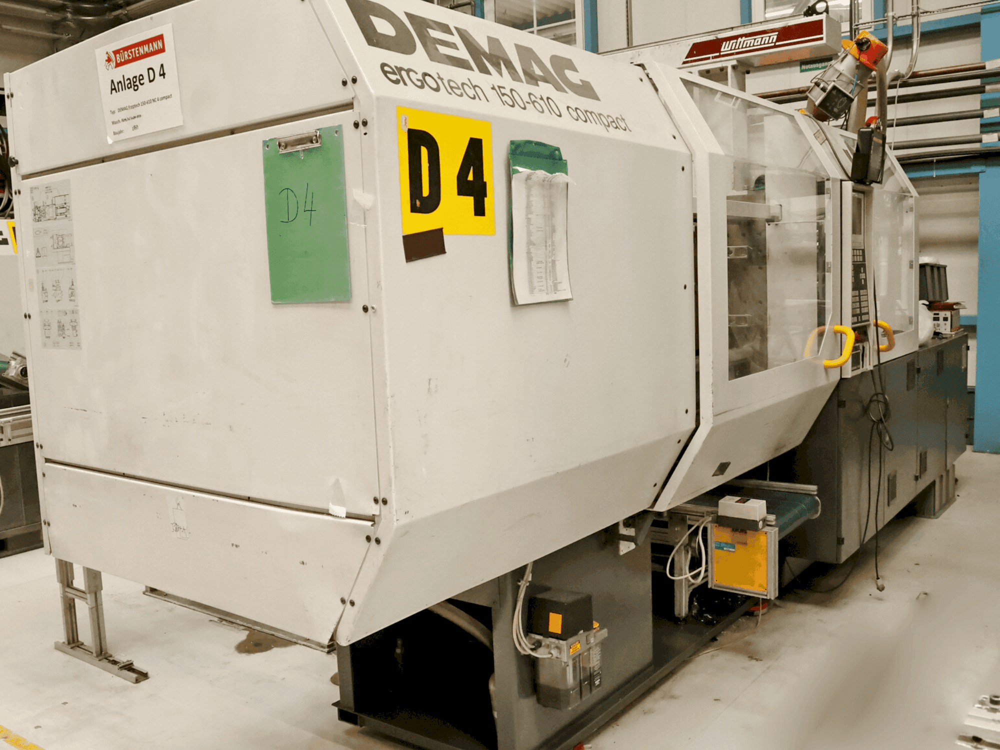 Vooraanzicht van DEMAG Ergotech 150-610 NC 4 machine