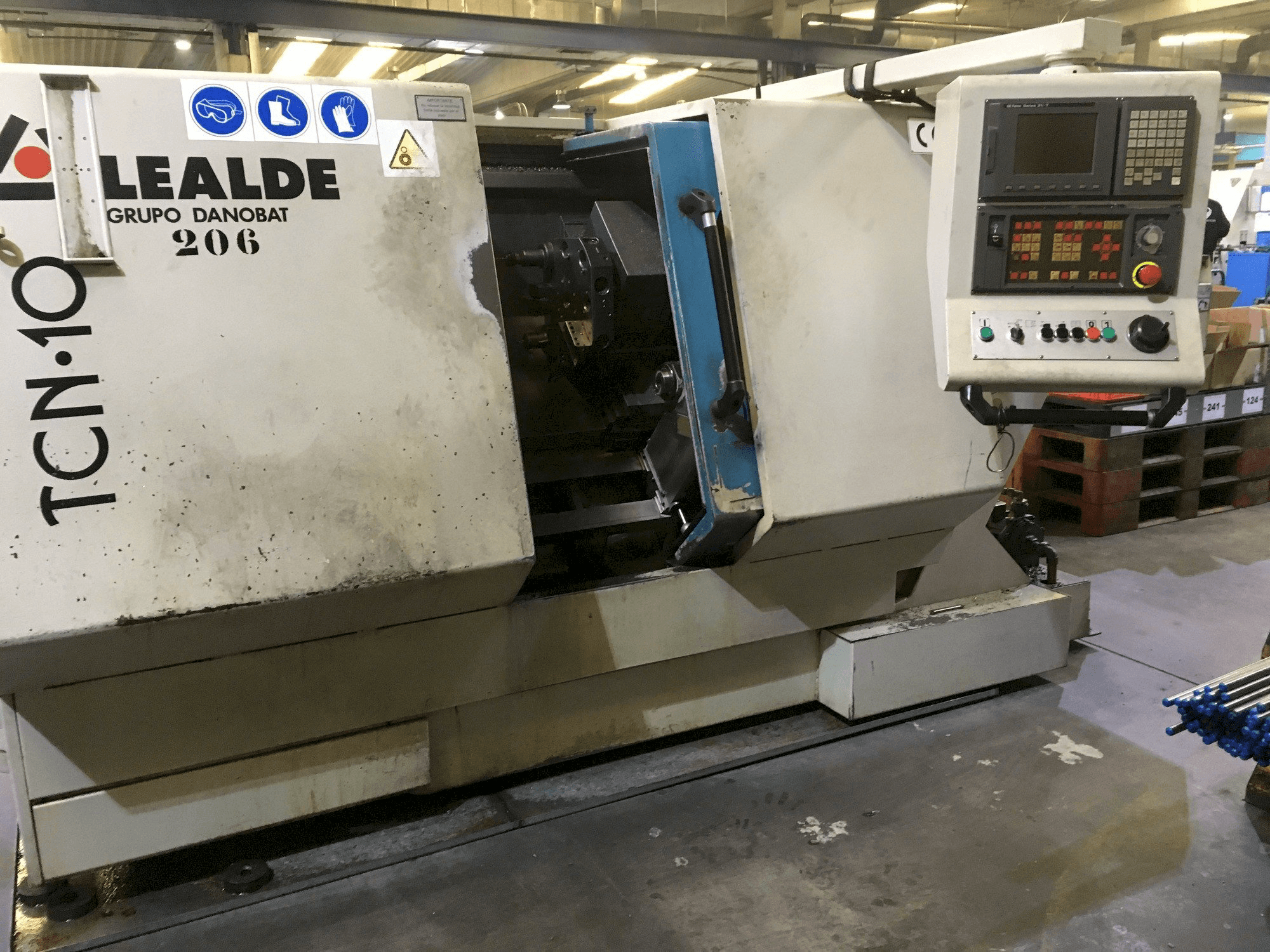 Vooraanzicht van Lealde TCN10 machine