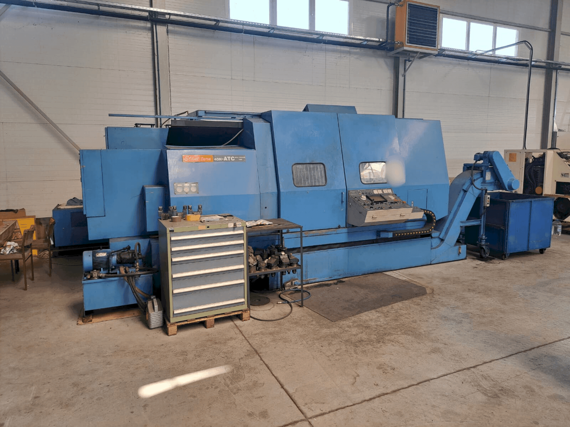 Vooraanzicht van Mazak SLANT TURN 40N - ATC Mill center 1500 machine