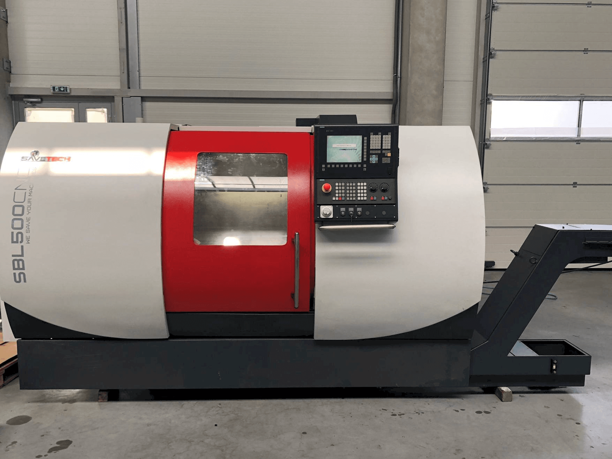 Vooraanzicht van TRENS SBL 500/750 machine