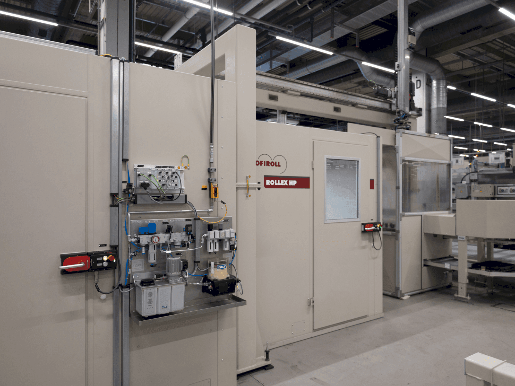 Vooraanzicht van PROFIROLL ROLLEX HP machine