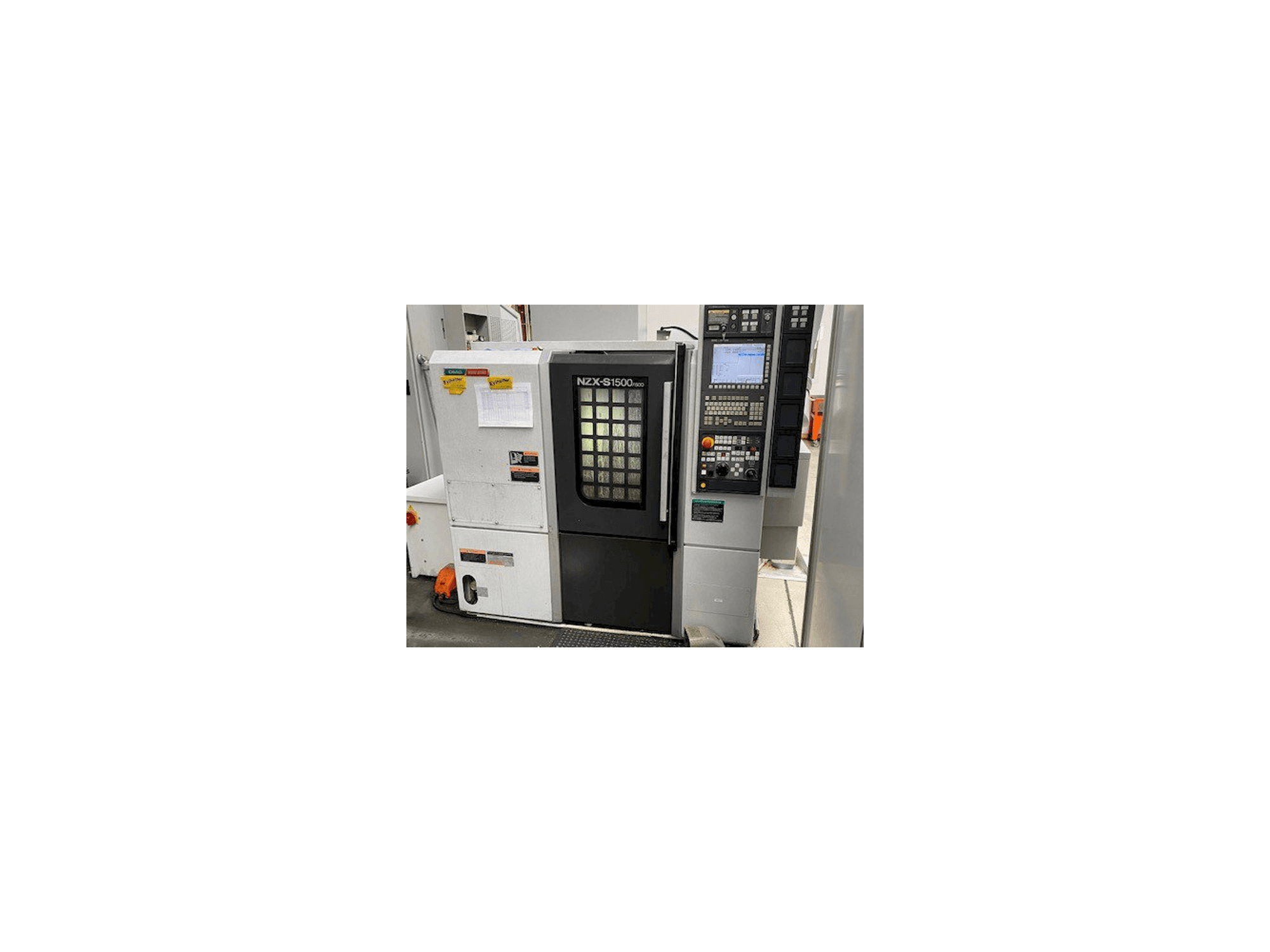 Vooraanzicht van DMG Mori Seiki NZX-S1500/500 machine