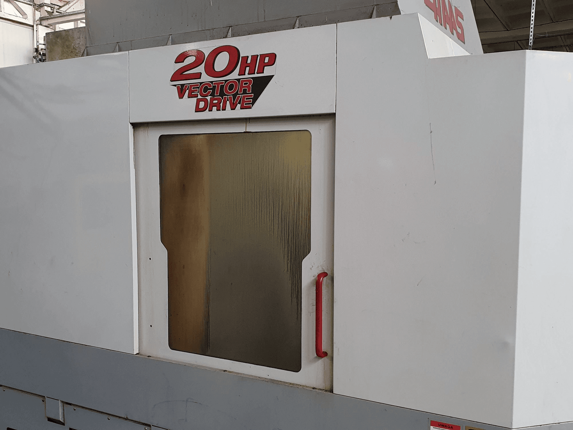 Vooraanzicht van HAAS HS-1RP HE machine