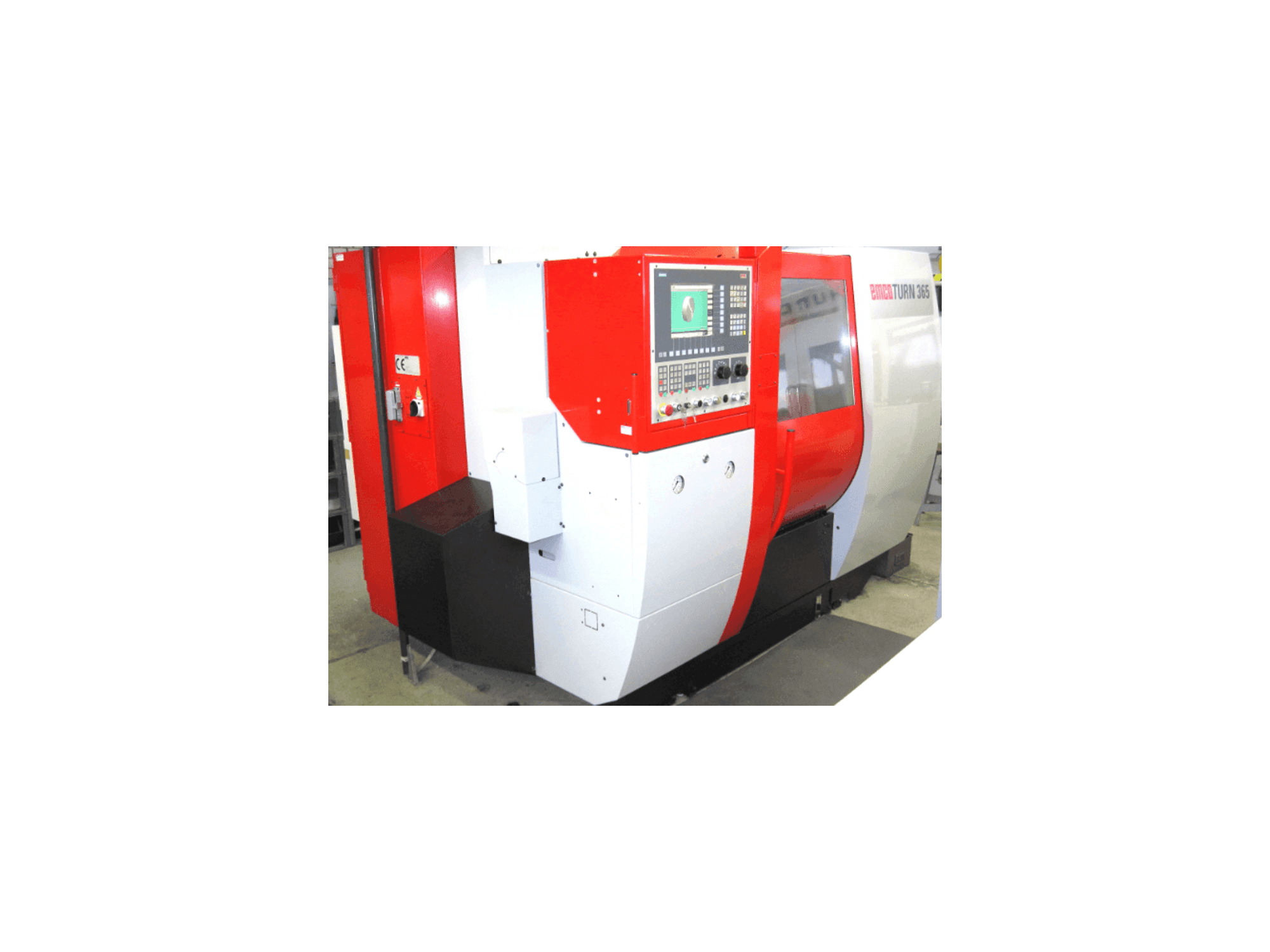 Vooraanzicht van EMCO turn 365 tcmy machine