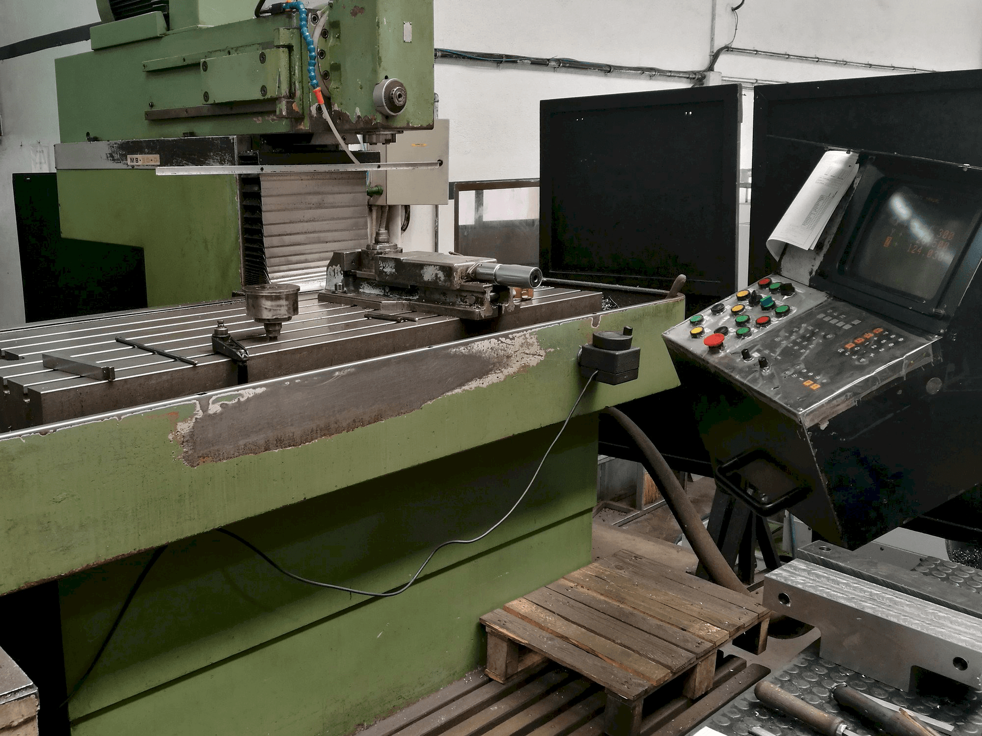 Vooraanzicht van Metba MB50-D machine