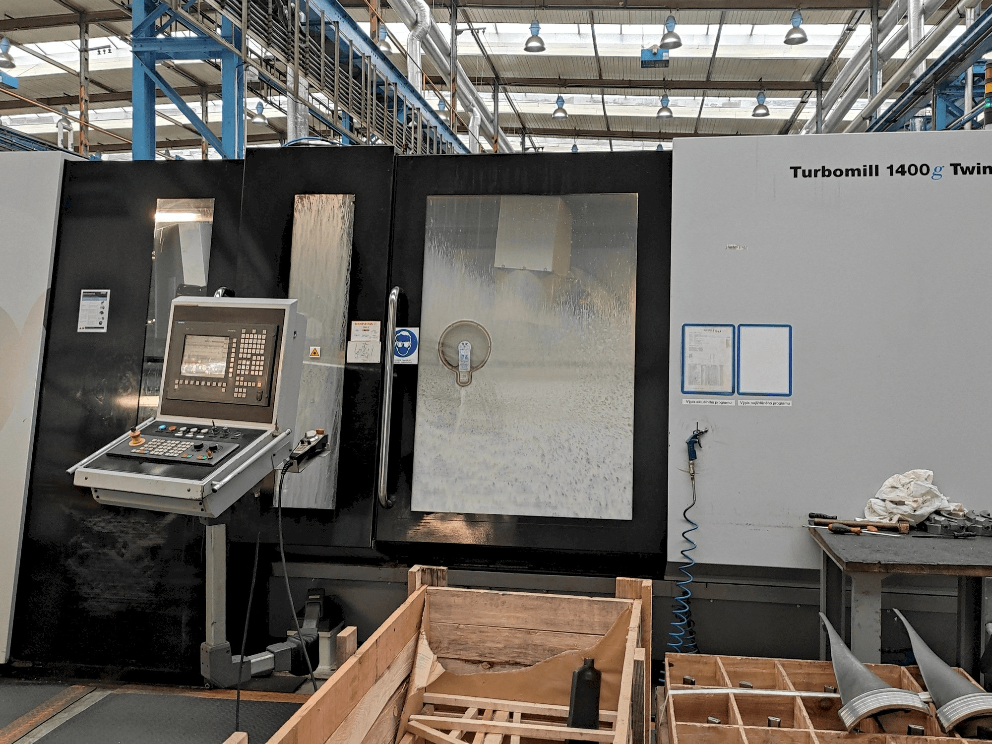 Vooraanzicht van Liechti Turbomill 1400g Twin machine