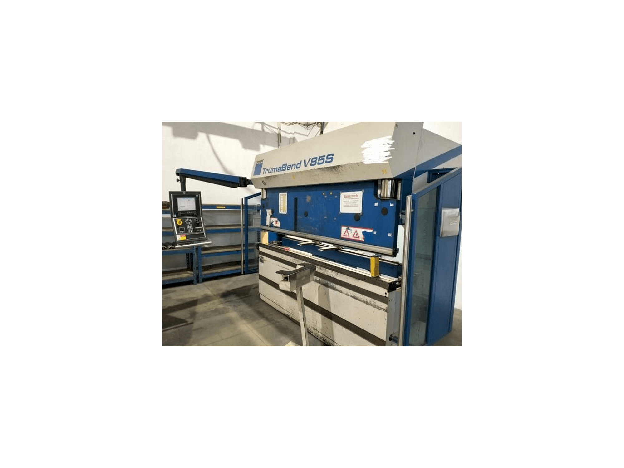 Vooraanzicht van Trumpf TrumaBend V85S machine