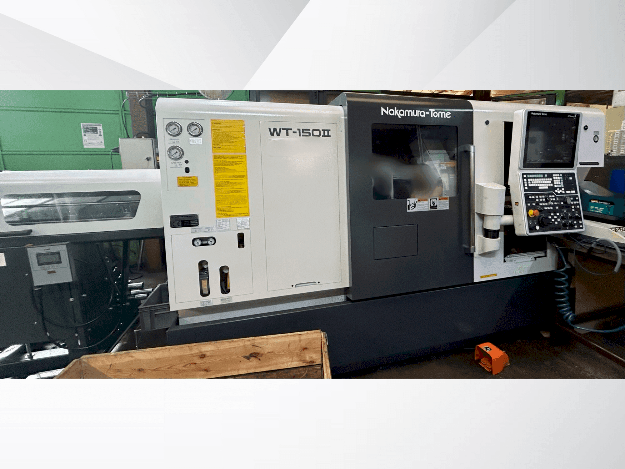 Vooraanzicht van NAKAMURA-TOME WT 150 machine