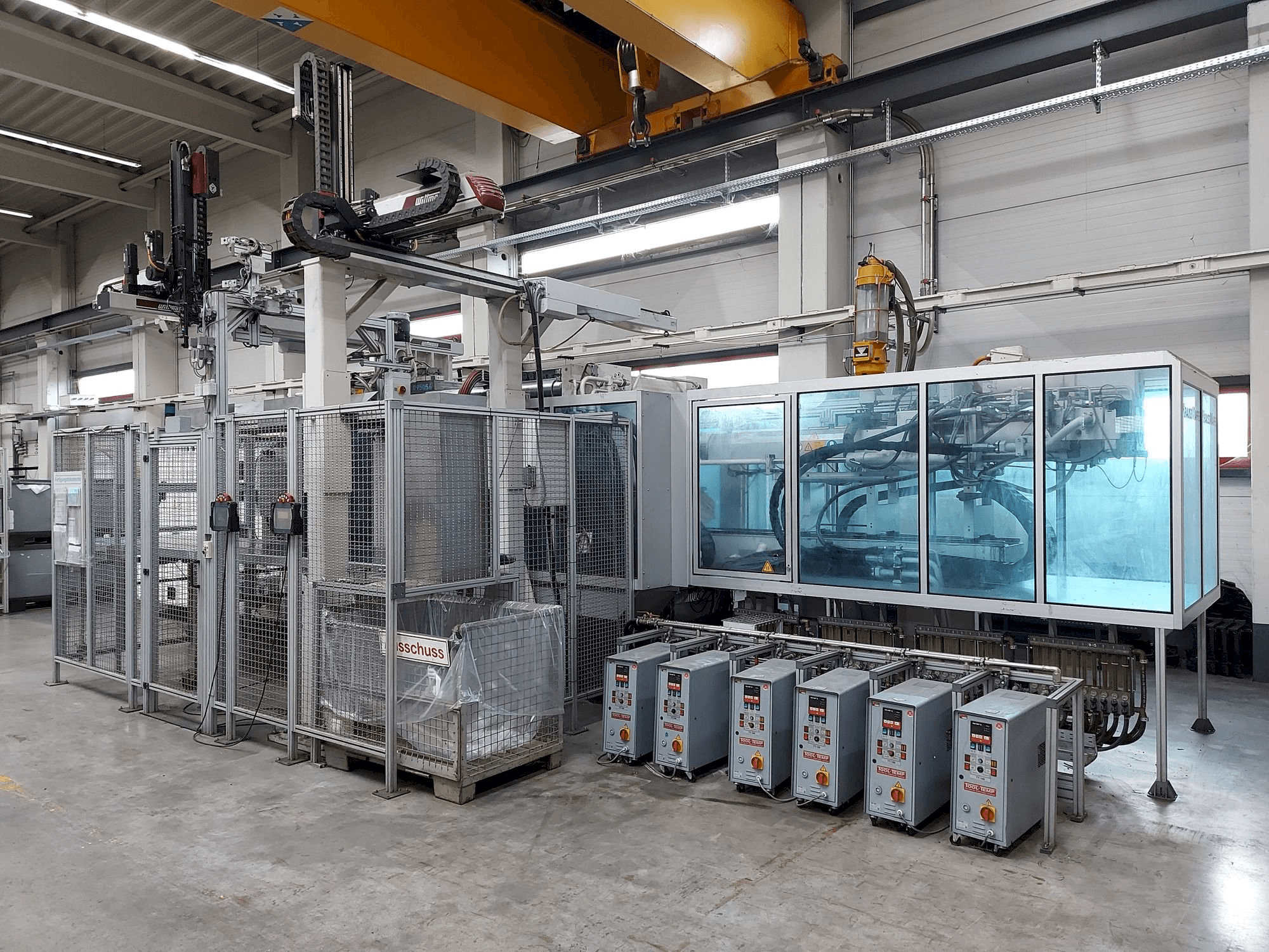 Vooraanzicht van Krauss Maffei 650 Tandem machine