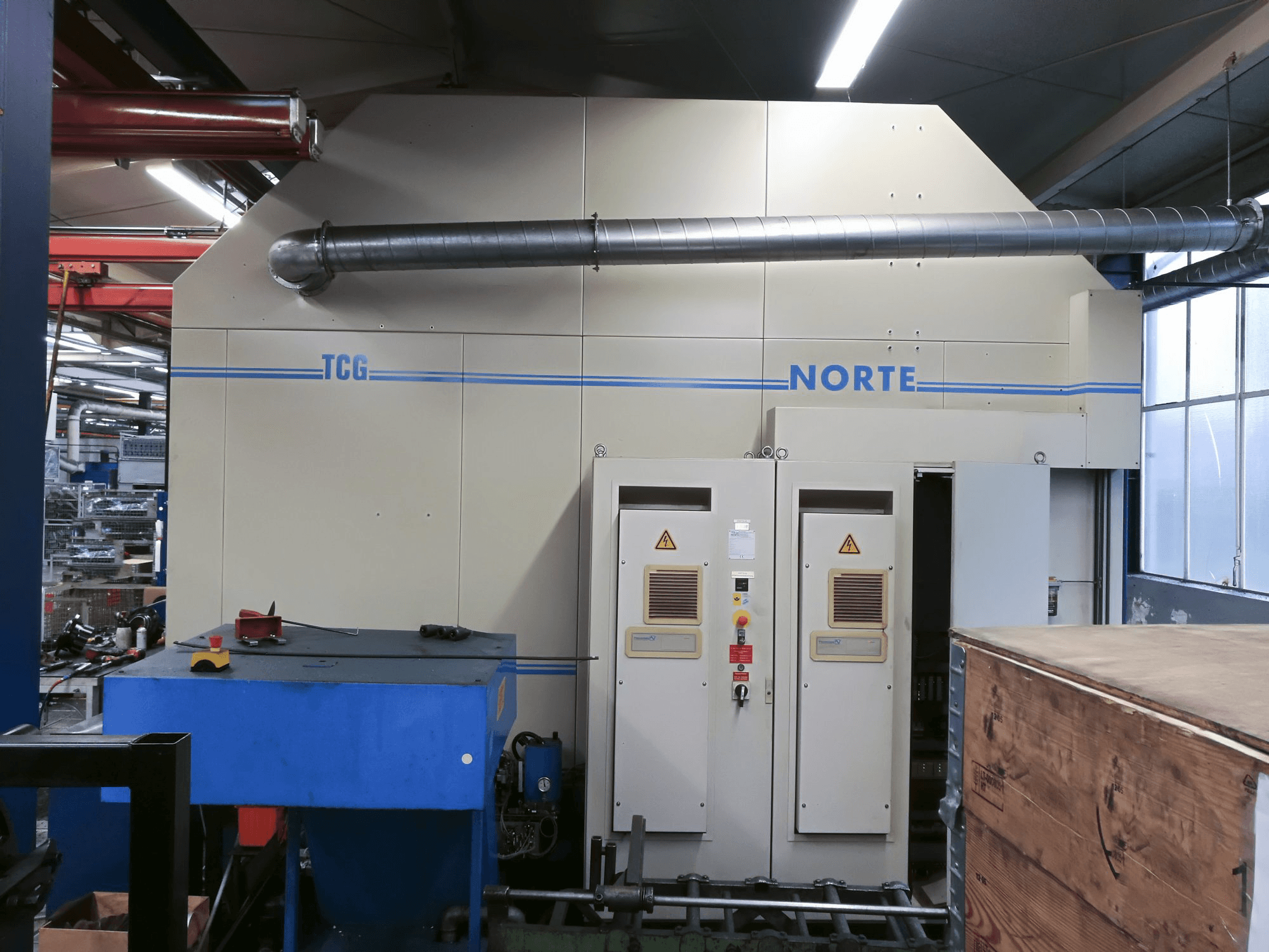 Vooraanzicht van NORTE VHS 630 machine