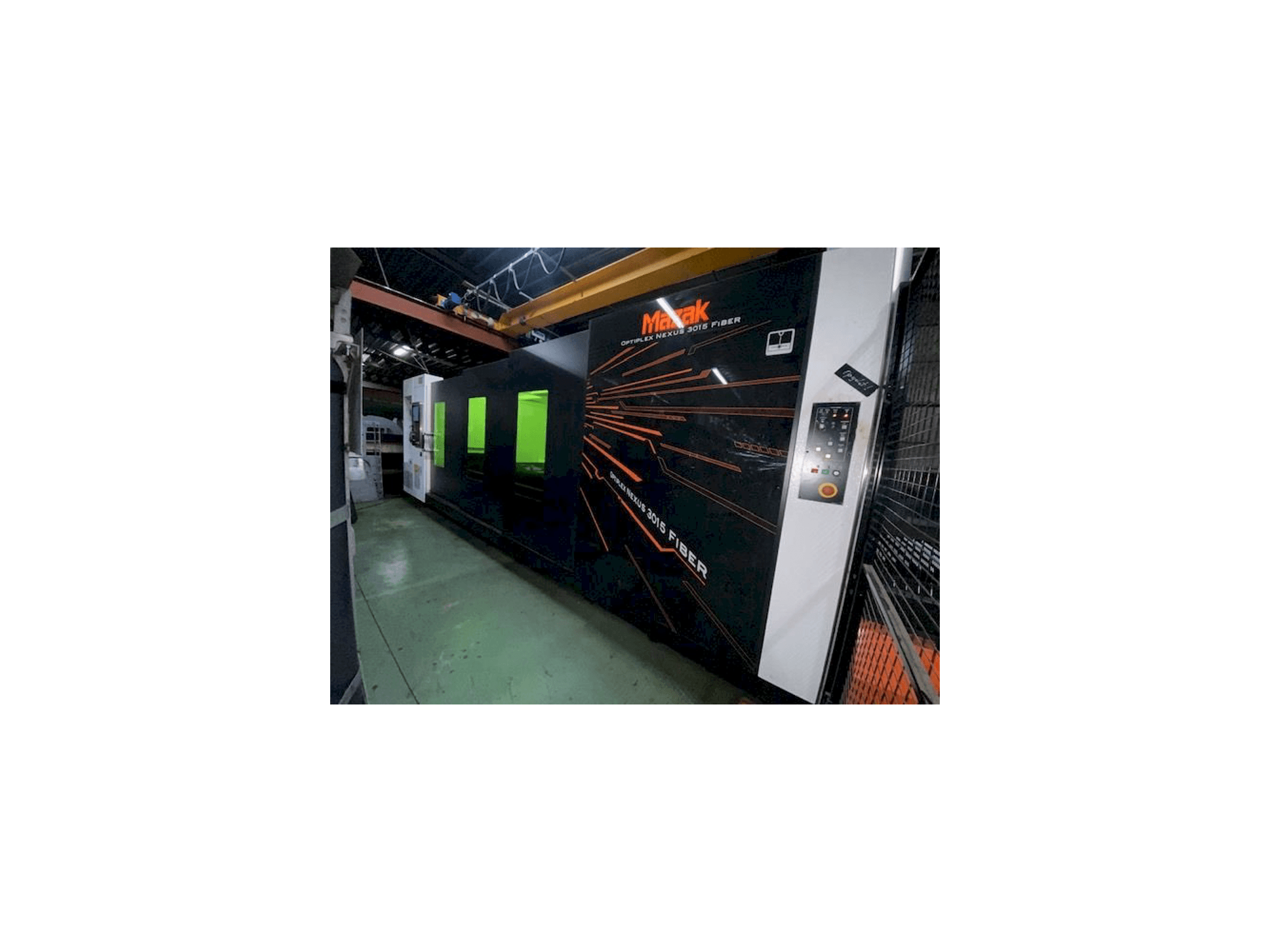 Vooraanzicht van Mazak Optiplex Nexus 3015 machine