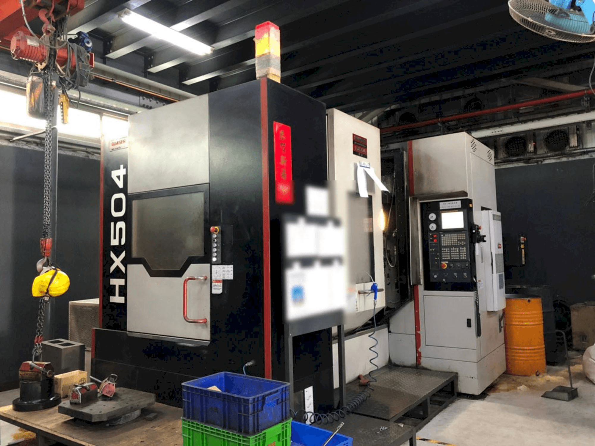 Vooraanzicht van Quaser HX504II BP machine