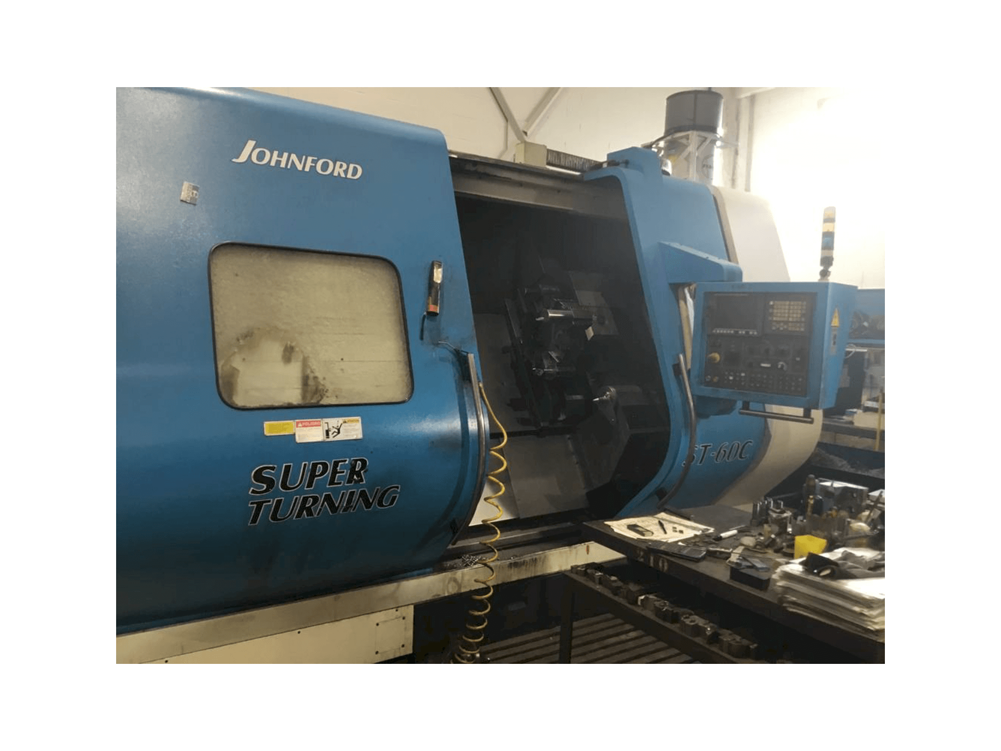 Vooraanzicht van Johnford ST-60C machine