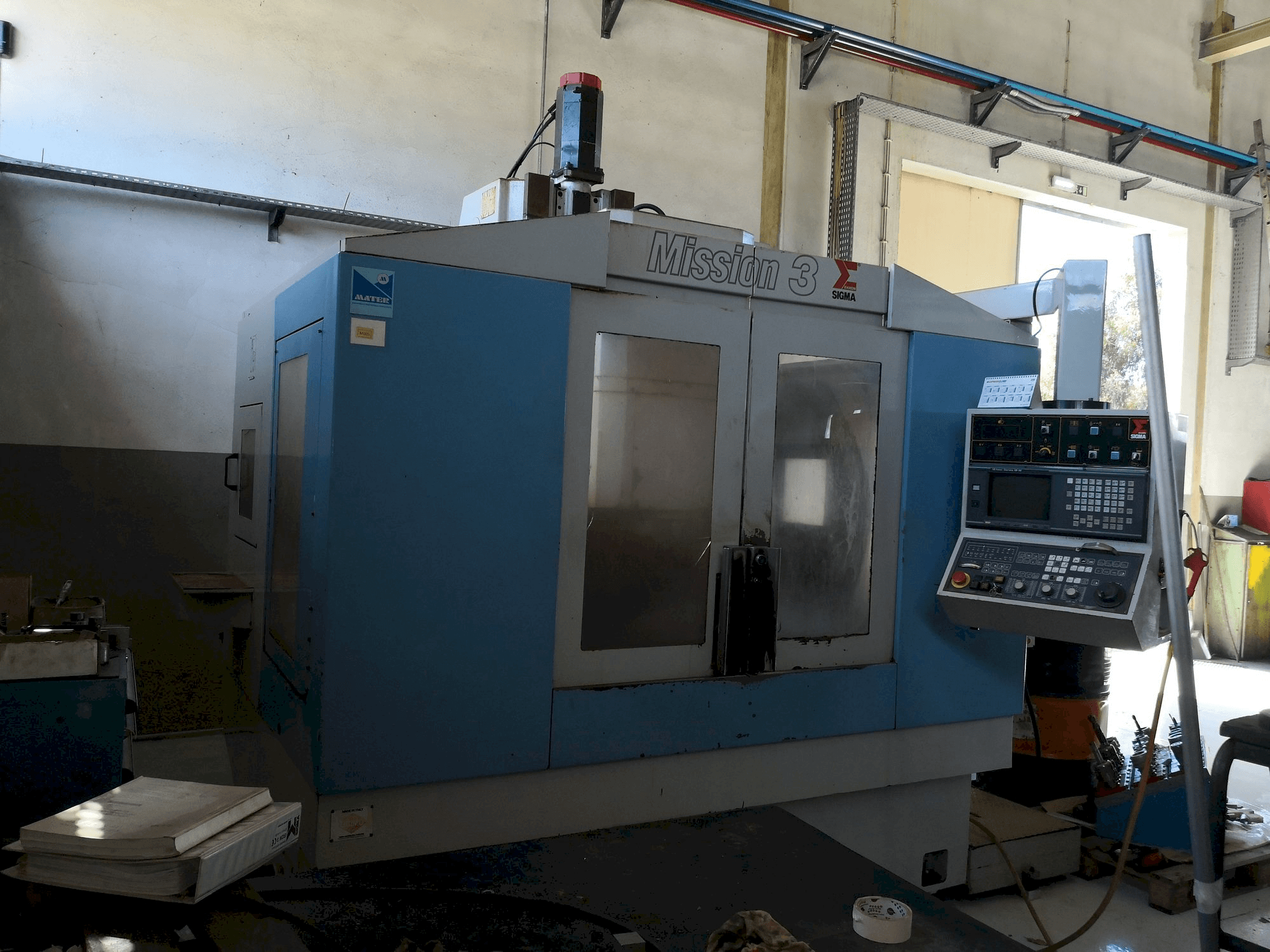 Vooraanzicht van Sigma Mission 3 machine