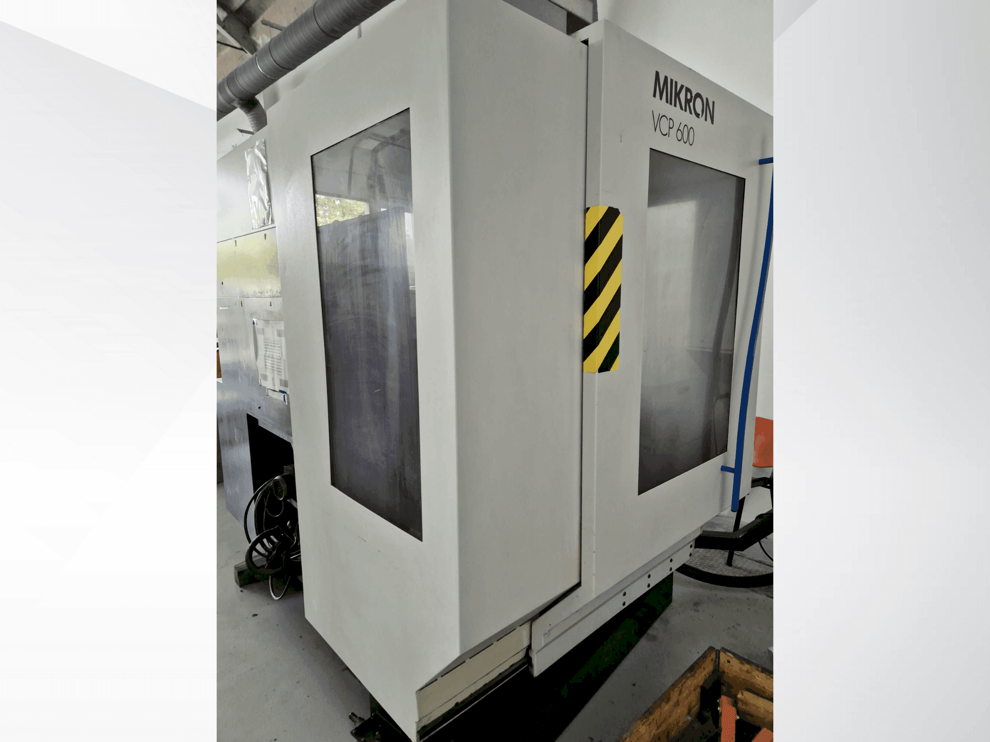 Vooraanzicht van MIKRON VCP 600 machine