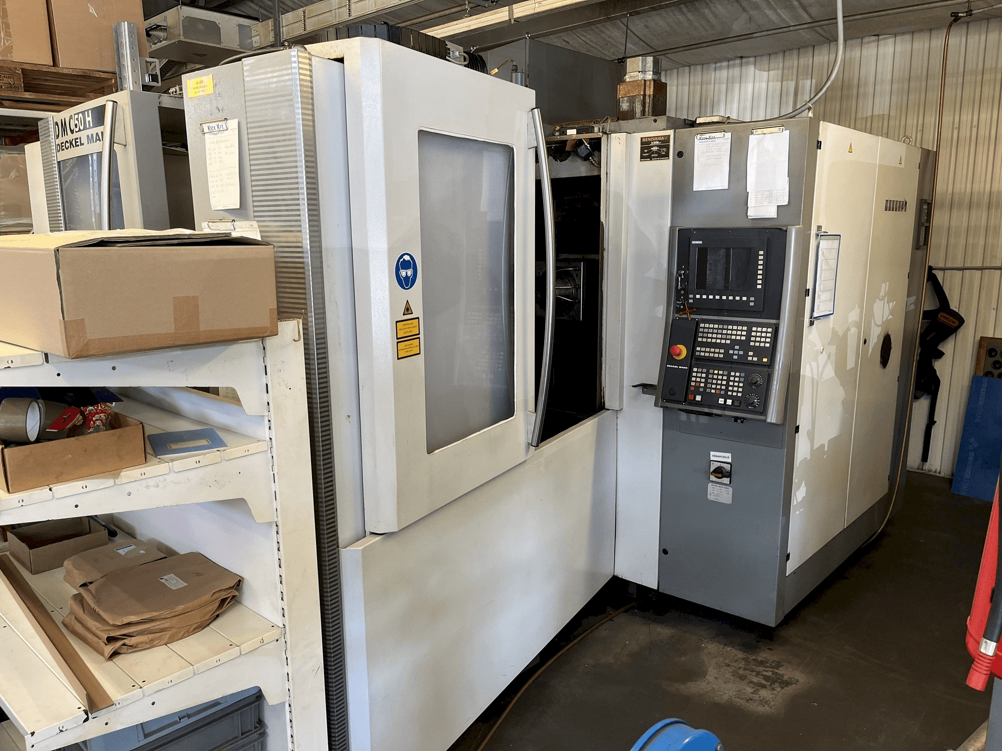 Vooraanzicht van DMG MORI DMC 50H machine
