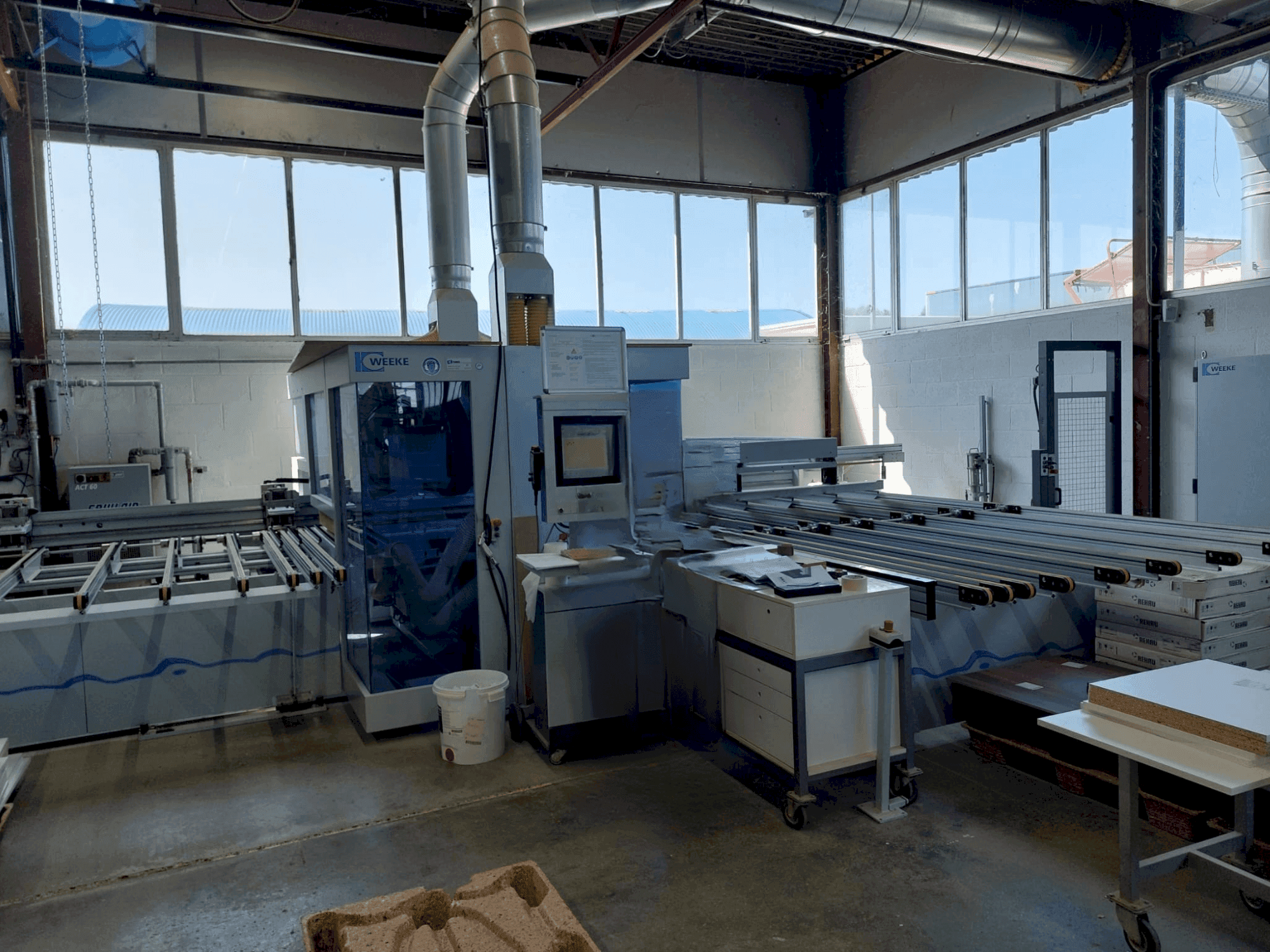 Vooraanzicht van Weeke Optimat BHX 500/D machine