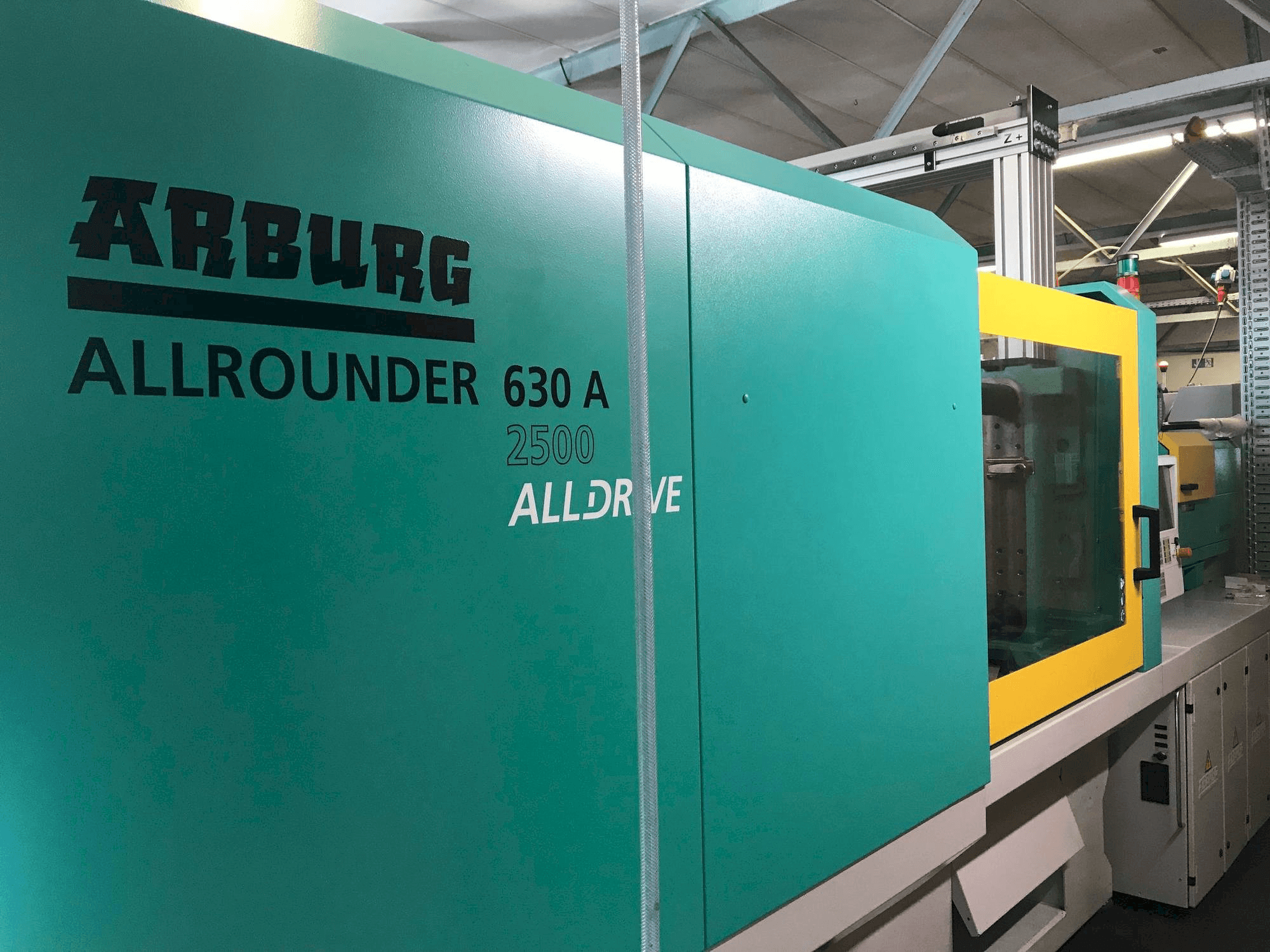 Vooraanzicht van Arburg Allrounder 630 A 2500-800 machine