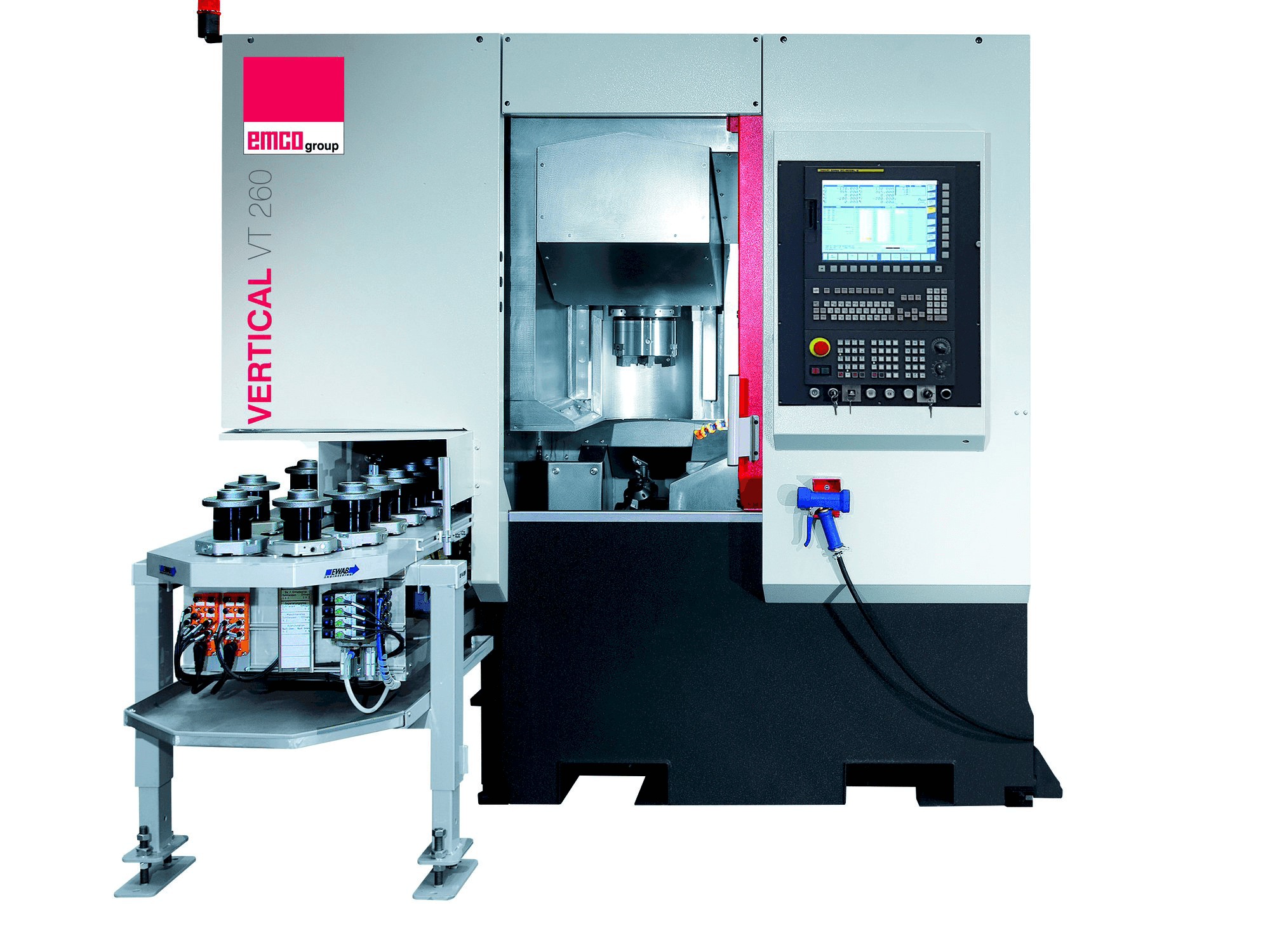 Vooraanzicht van EMCO VT260 MY machine