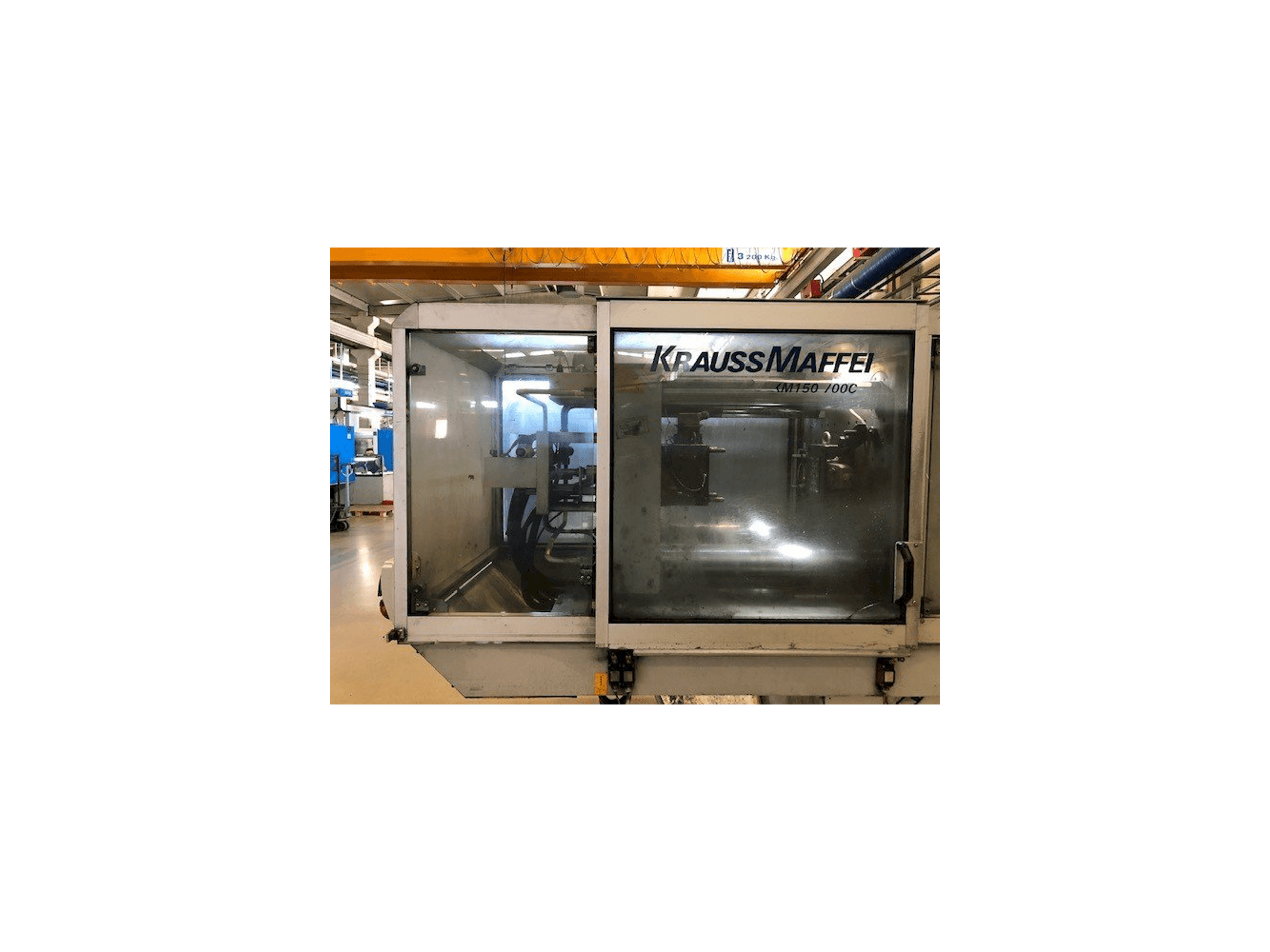 Vooraanzicht van Krauss Maffei 150-700 C2 machine