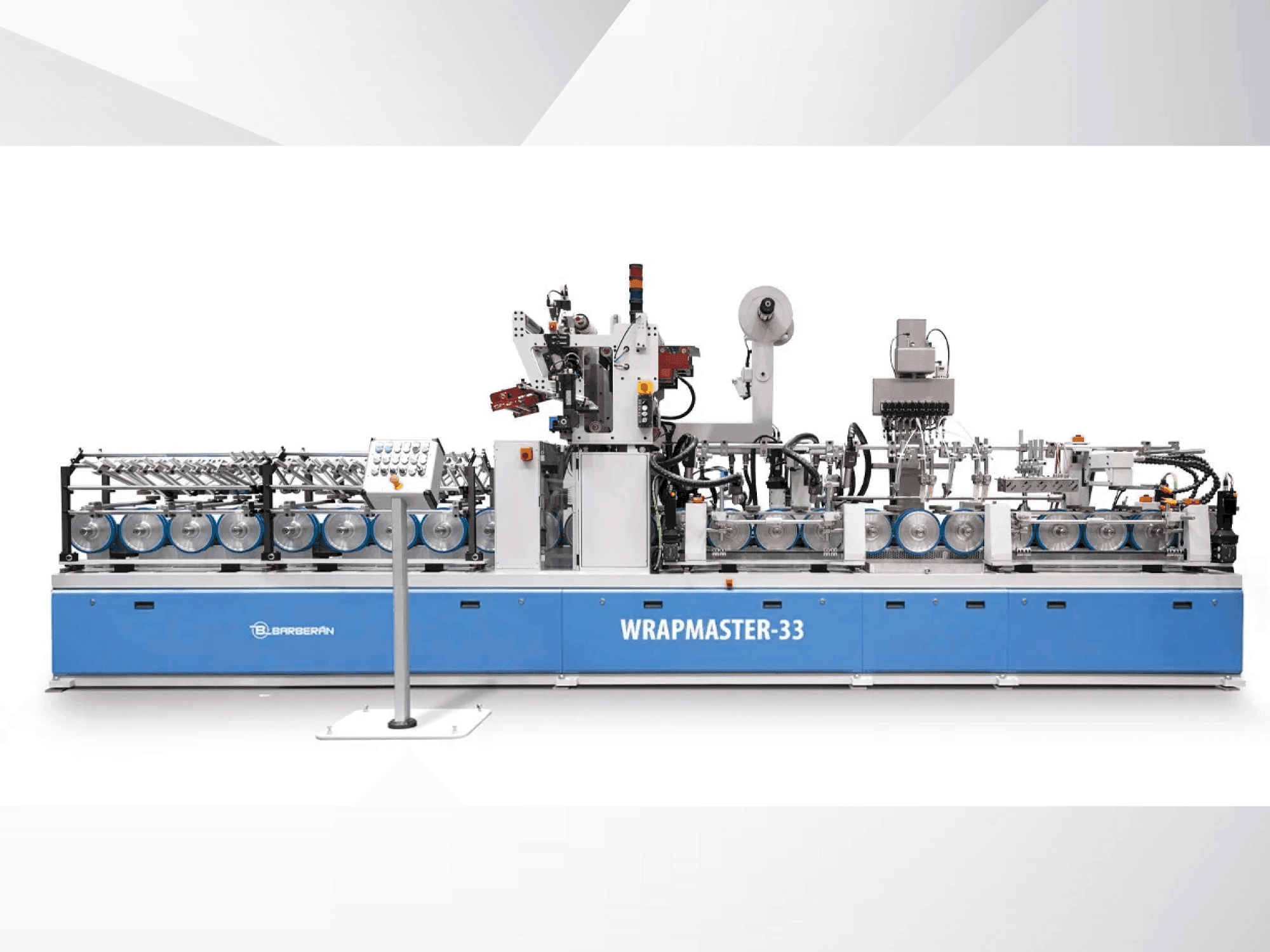 Vooraanzicht van Barberan WM-33 machine