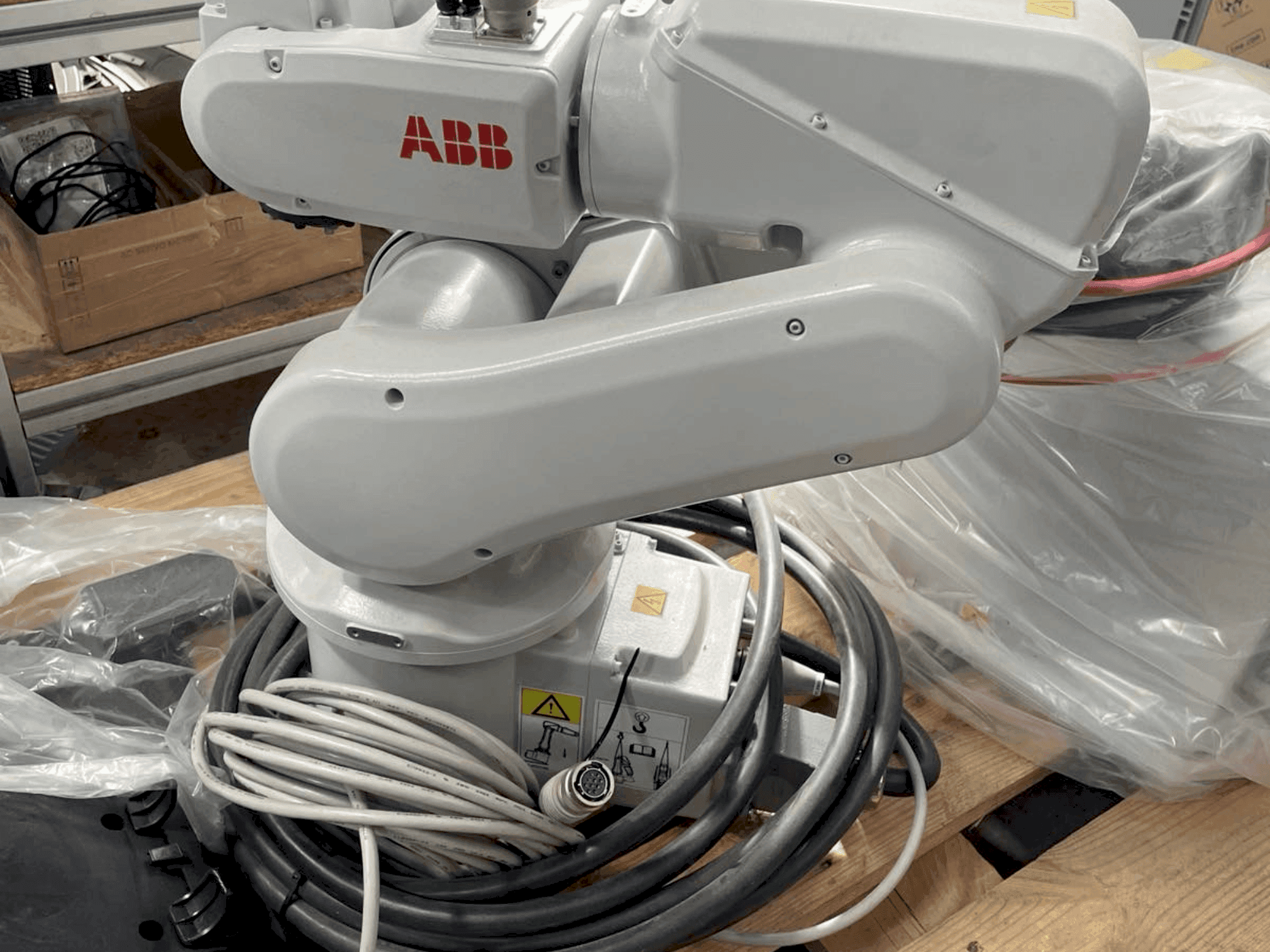 Vooraanzicht van ABB IRB120-3/0.6 machine
