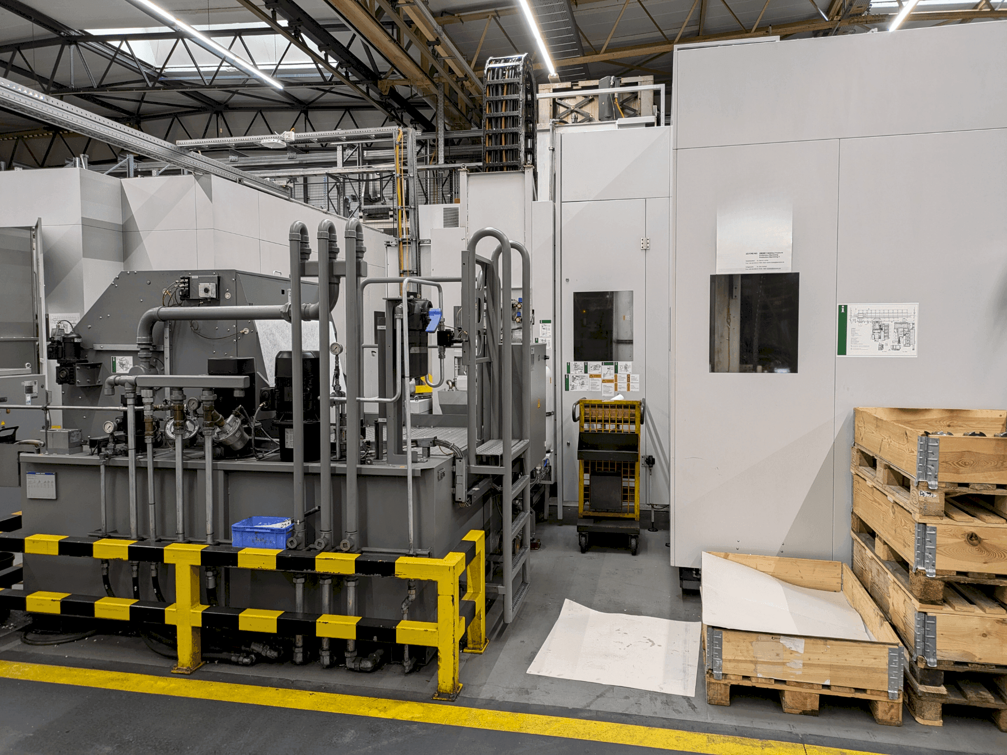 Vooraanzicht van Heckert HEC 1000 H/V machine