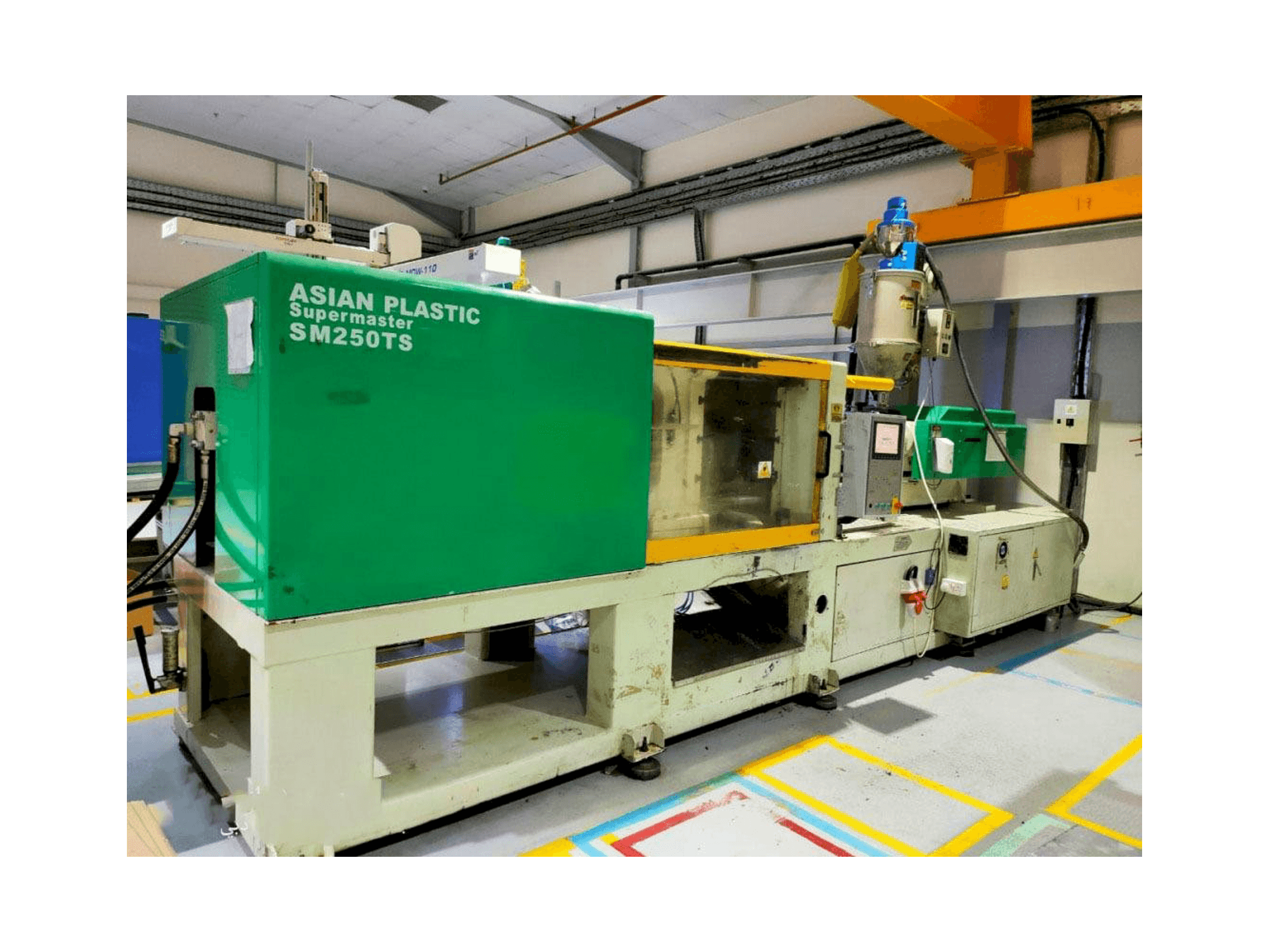 Vooraanzicht van Supermaster SM 250 TS machine