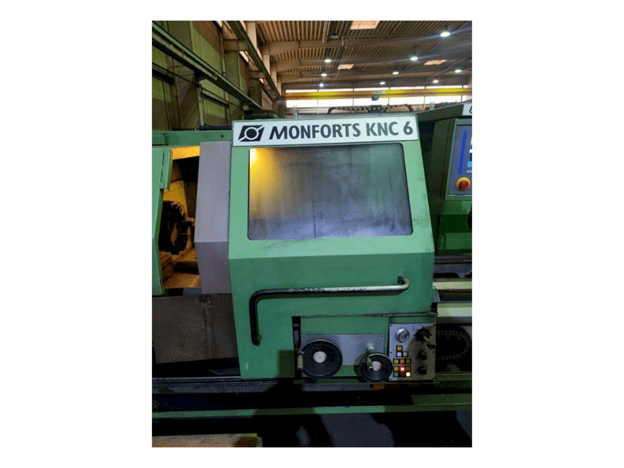 Vooraanzicht van Monforts KNC6 x 2000 machine