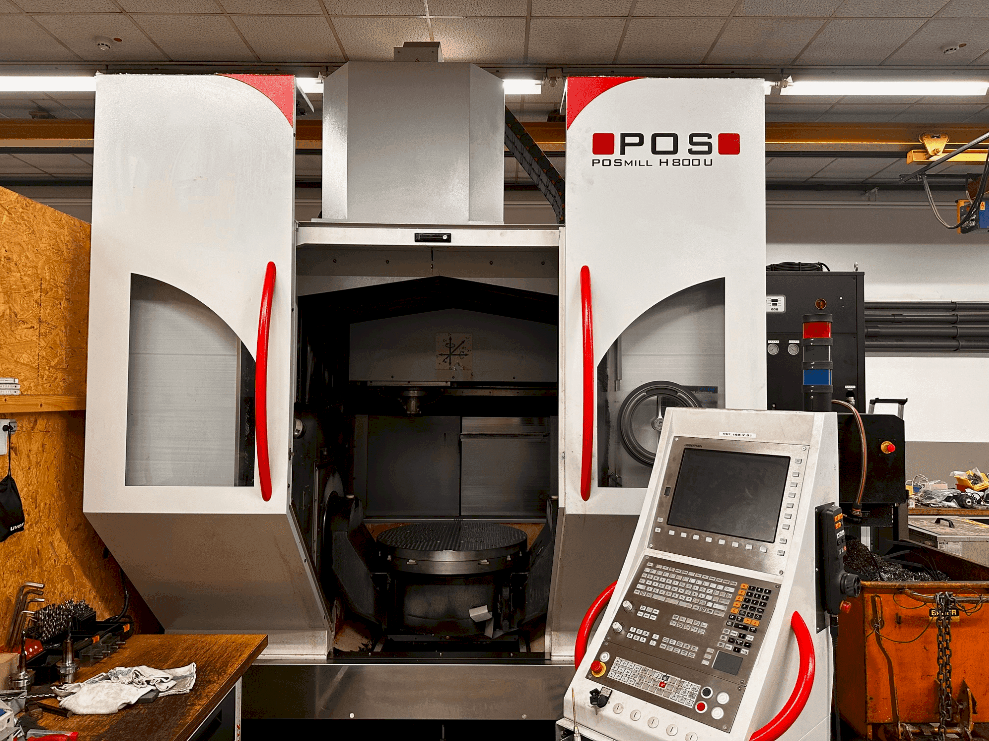 Vooraanzicht van POSmill H800U machine