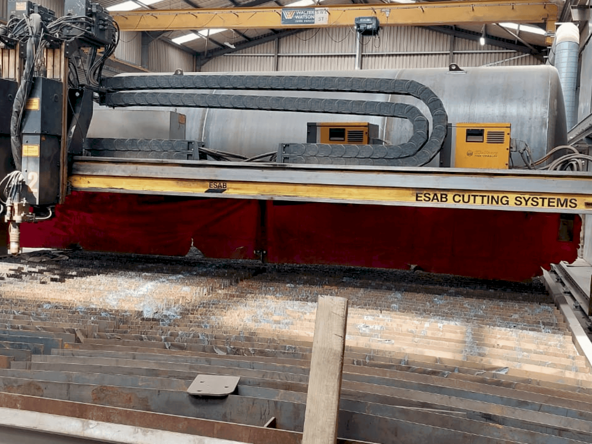 Vooraanzicht van ESAB Suprarex SXE 5000 machine