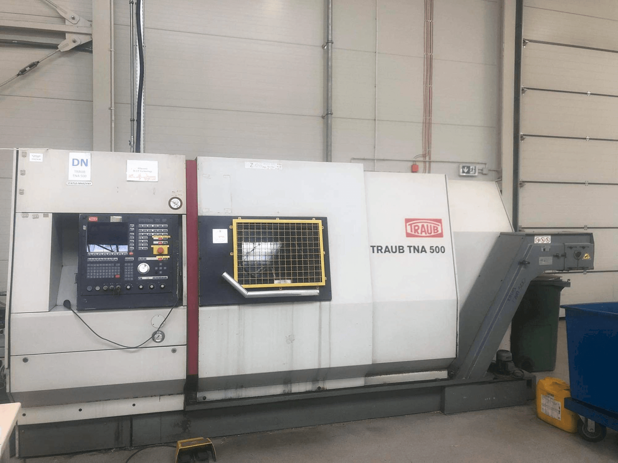 Vooraanzicht van TRAUB TNA 500/600 machine