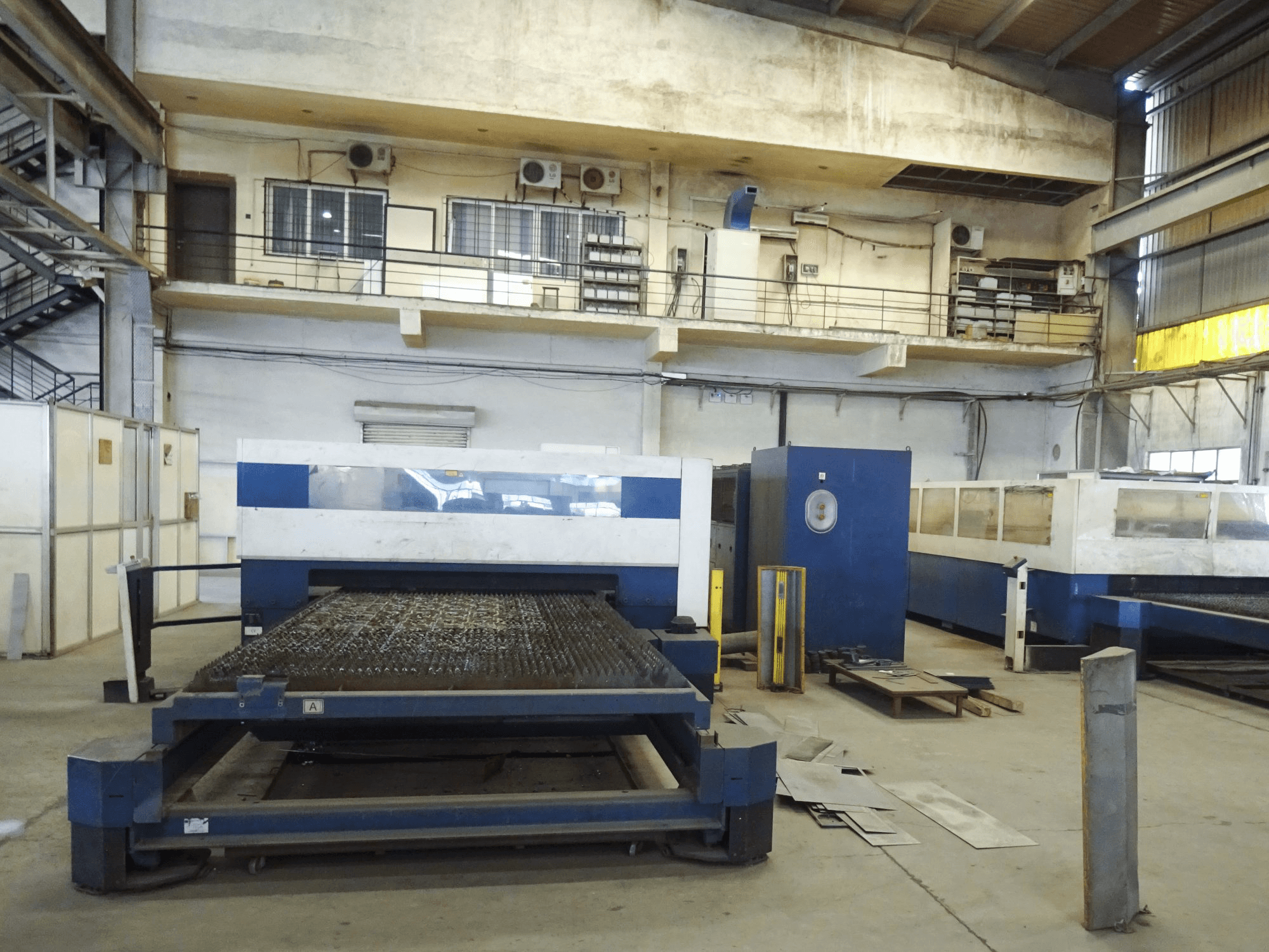 Werkruimte van Trumpf TruLaser 5040 machine