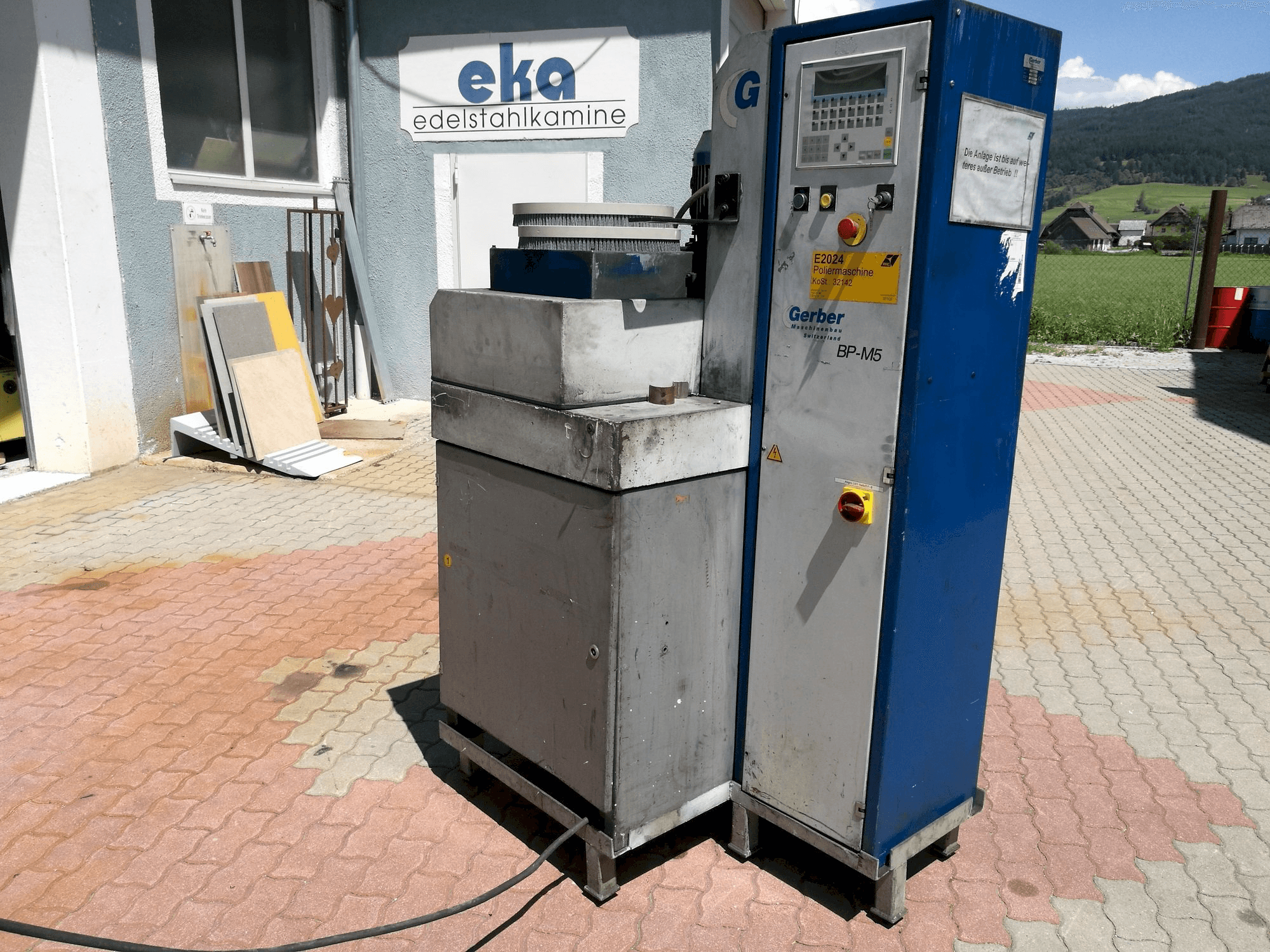 Vooraanzicht van Gerber BP-M5 machine