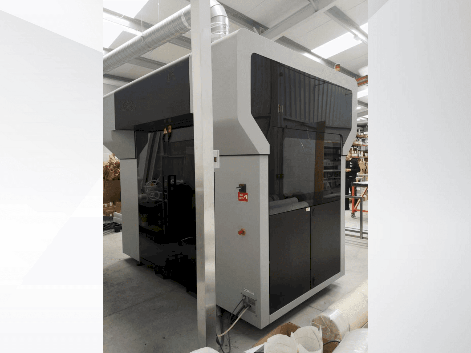 Vooraanzicht van MASSIVIT 1800 PRO machine