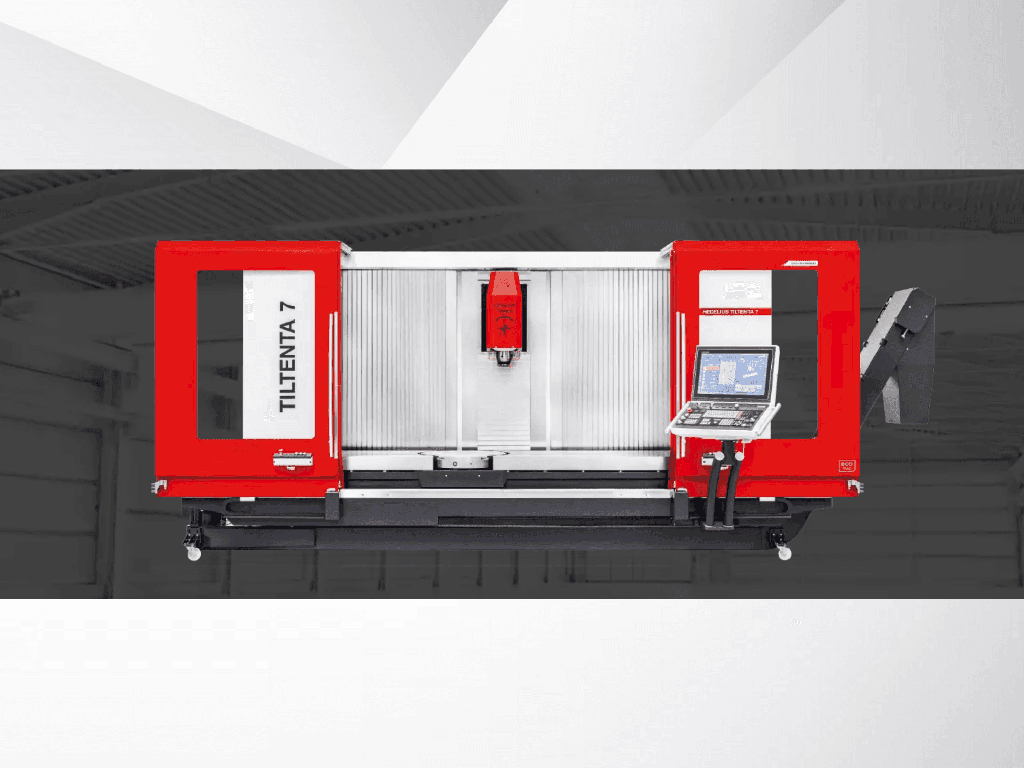 Vooraanzicht van HEDELIUS Tiltenta 7 machine