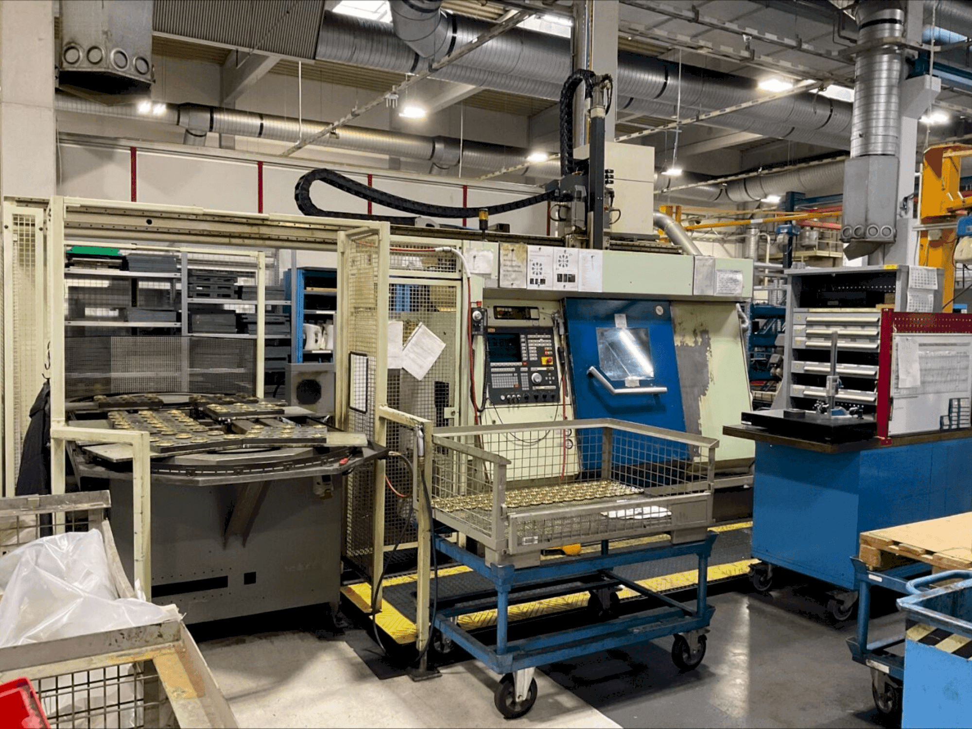 Vooraanzicht van TRAUB TNC 65 machine