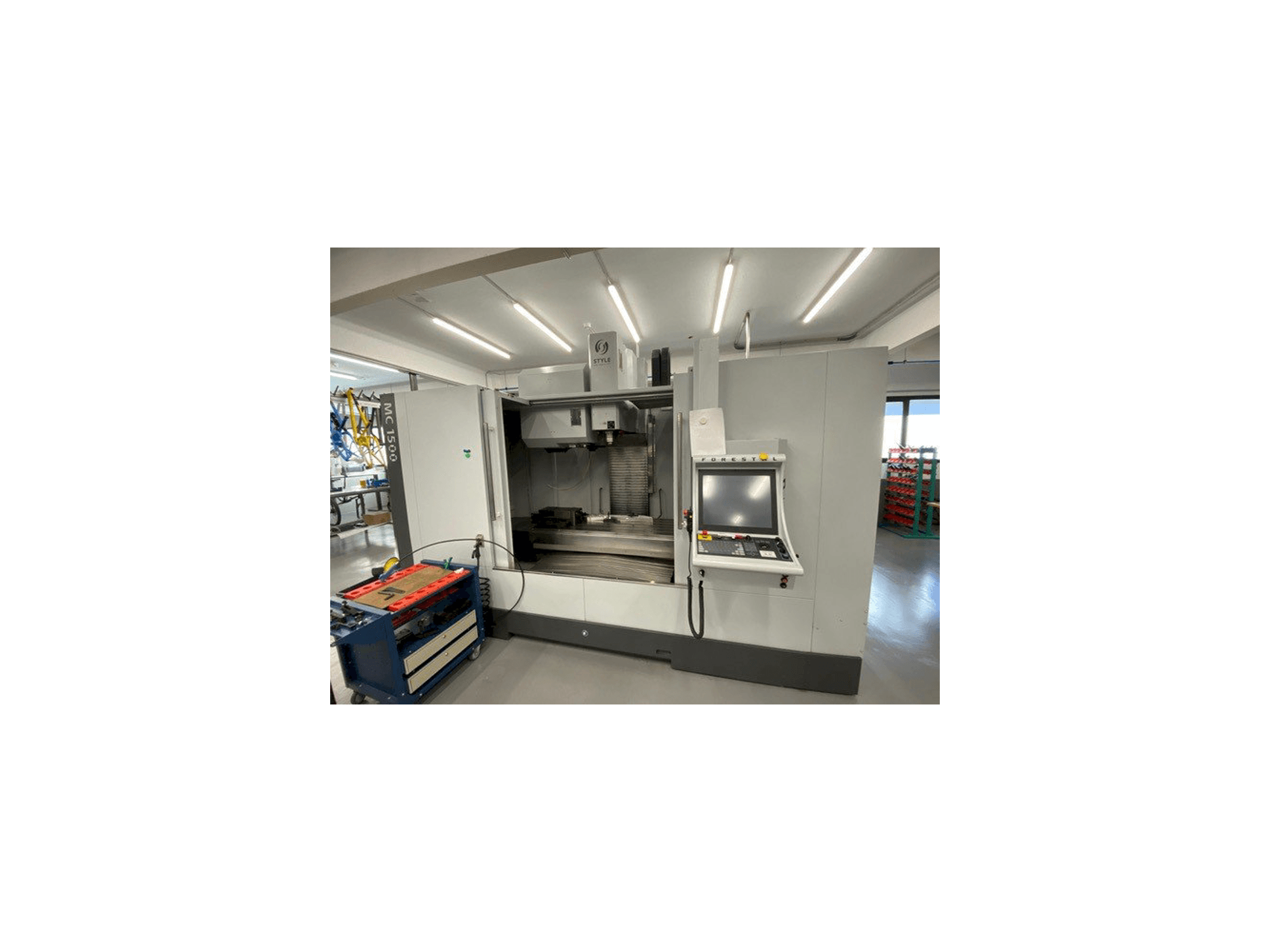 Vooraanzicht van STYLE MC 1500 machine