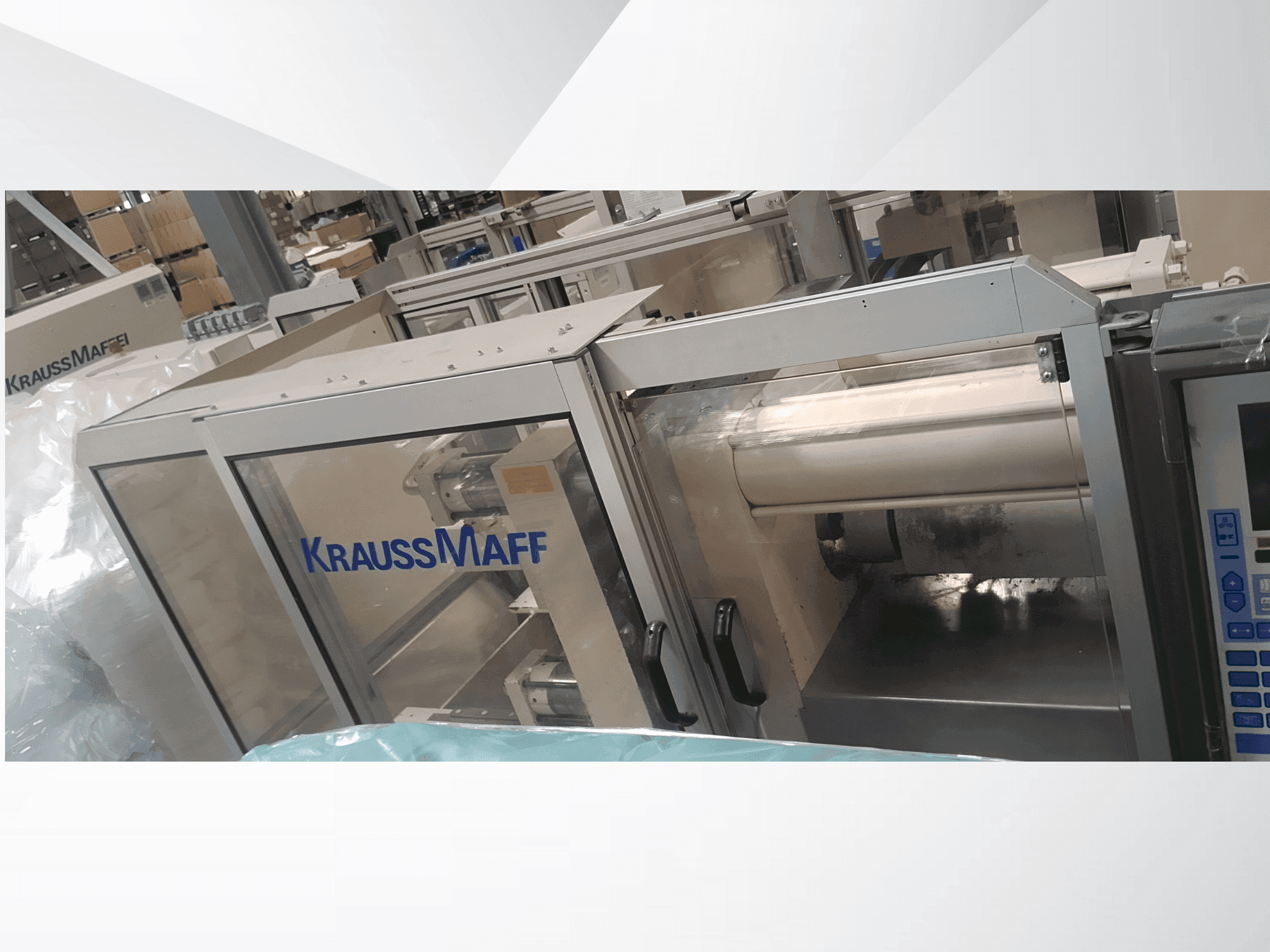 Vooraanzicht van Krauss Maffei 340 c2/80 machine